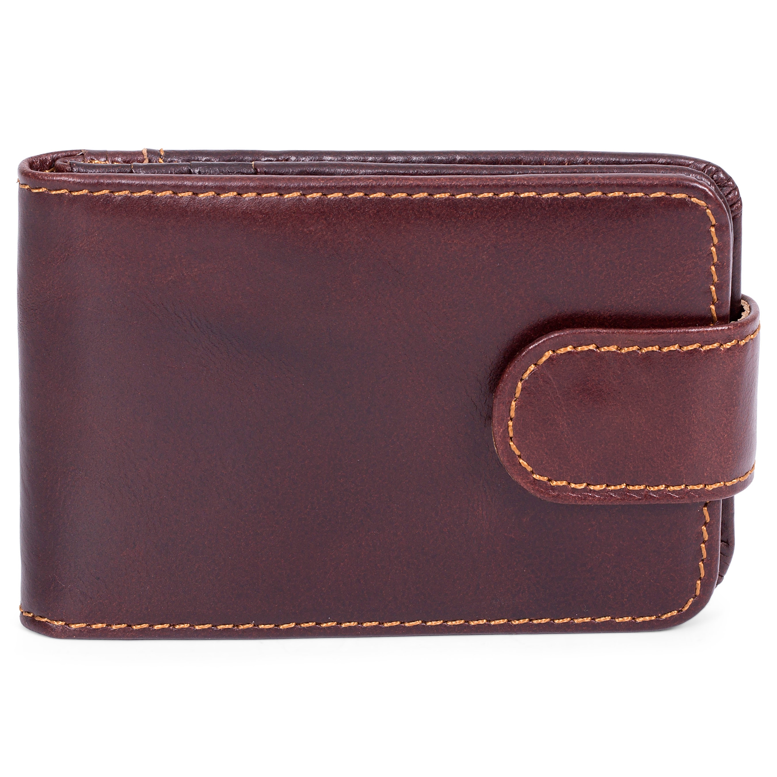 Classic Vintage Brown Card Holder - 3