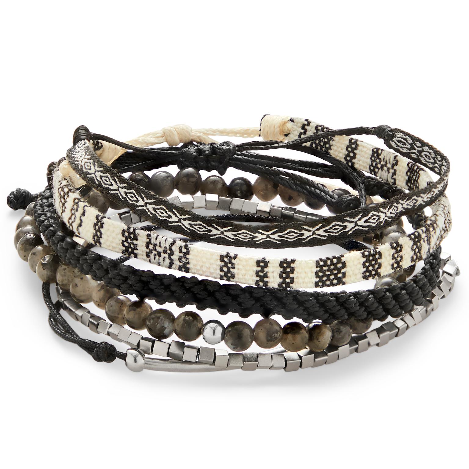 Amalfi | Palermo Greyscale 6-pack armbandsset Amalfi | Palermo Greyscale 6-pack armbandsset