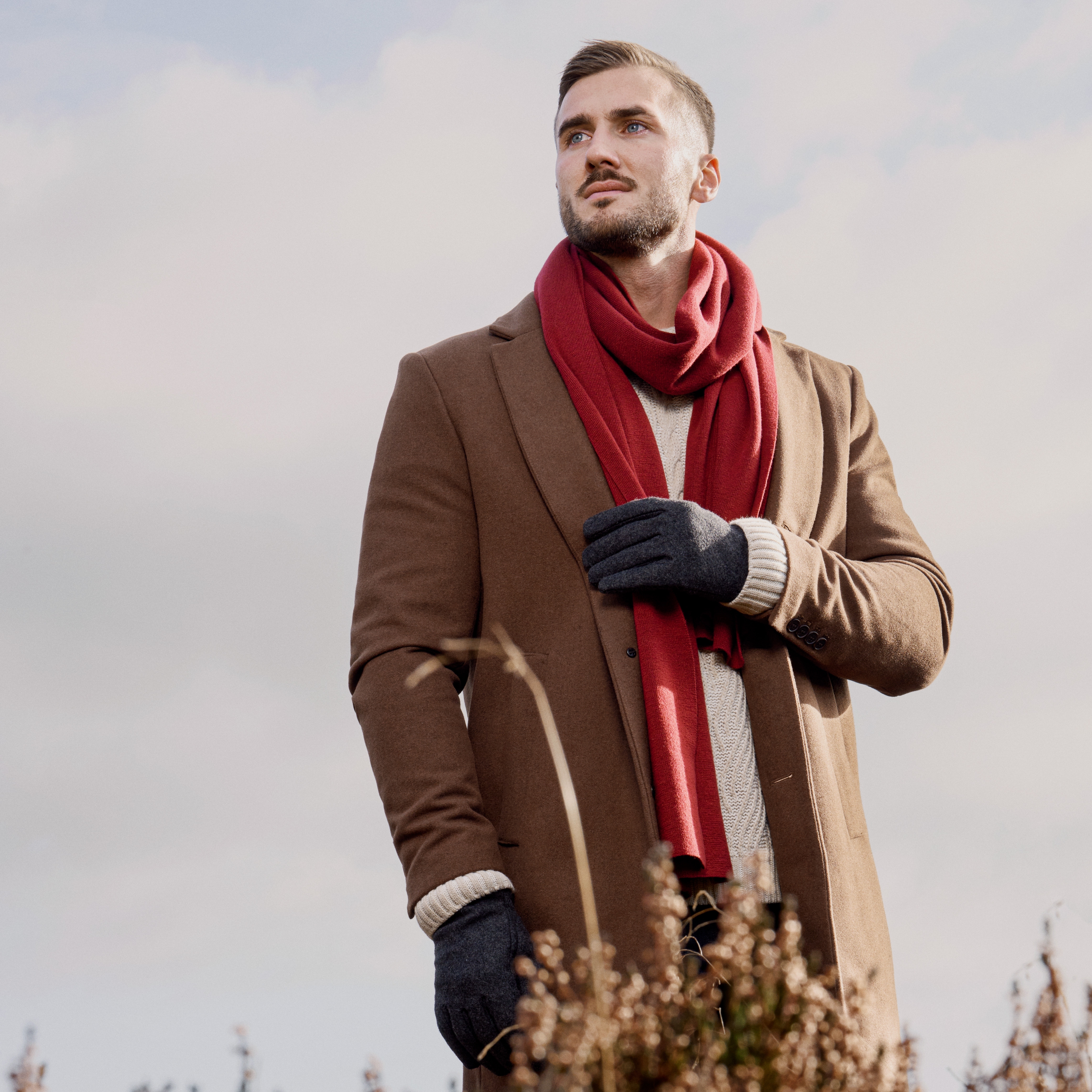 Hiems | Сиви вълнени ръкавици - 5