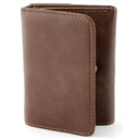 Brown Trifold Multi RFID Leather Wallet Brown Trifold Multi RFID Leather Wallet