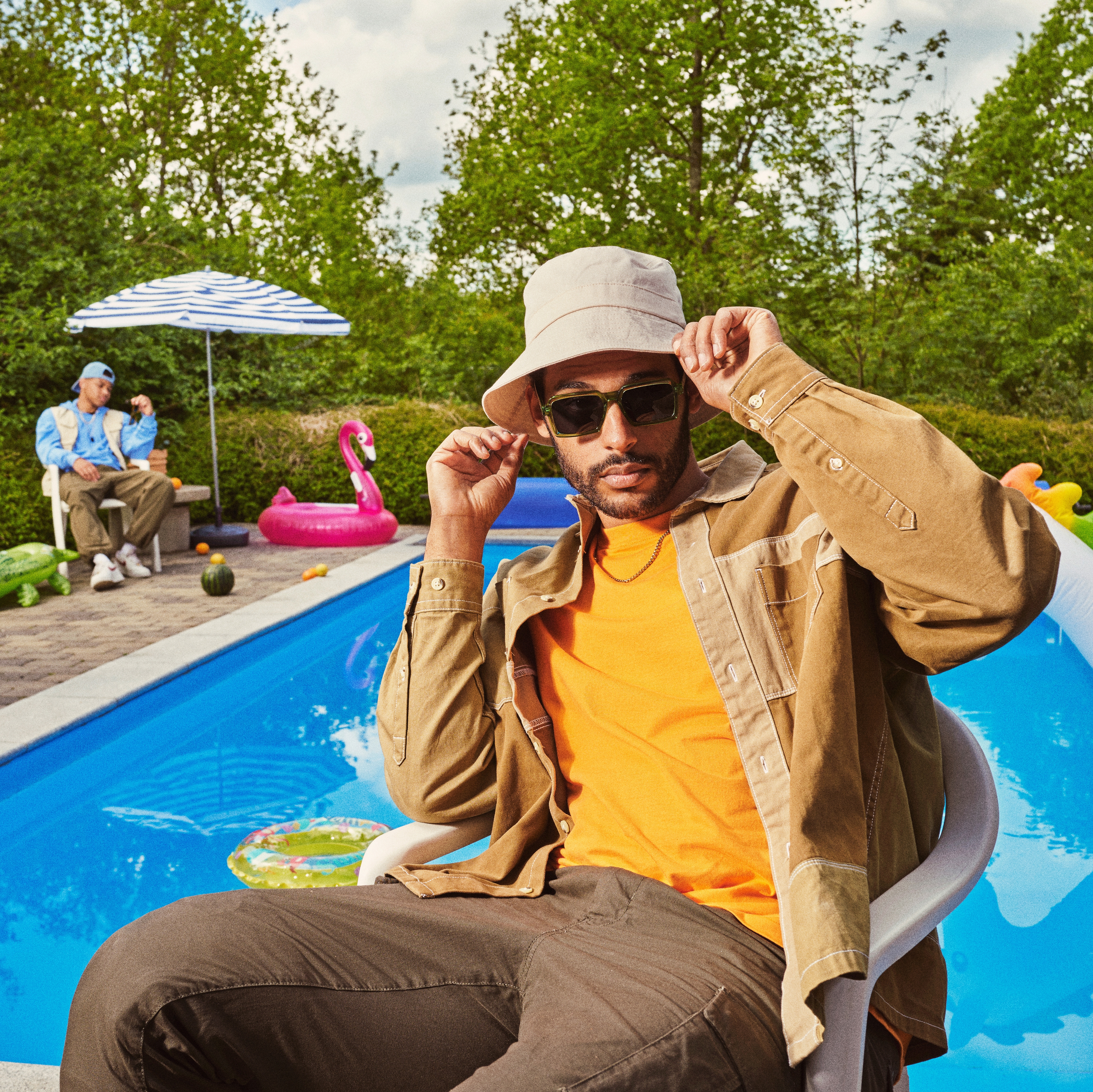 Lacuna | Бяла памучна рибарска шапка - 4