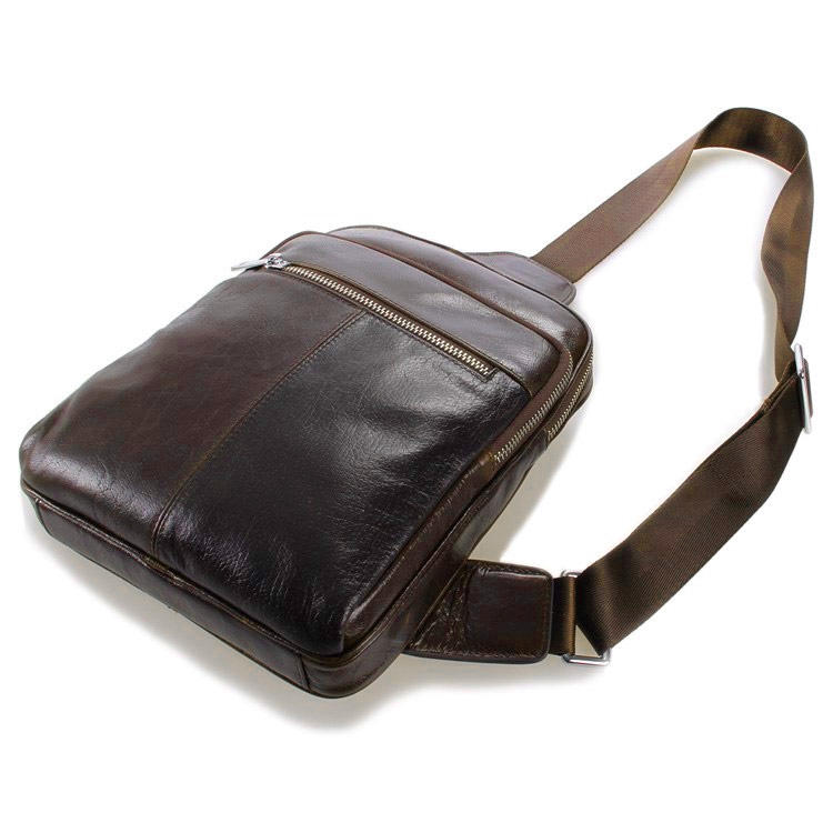 Sac à bandoulière marron foncé Manitoch - 6