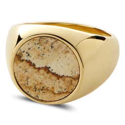 Lary arany tónusú pecsétgyűrű