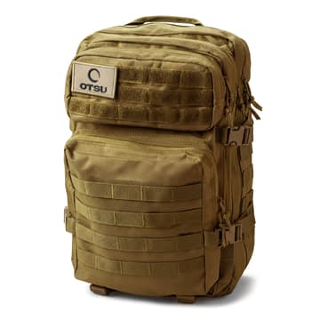Expedition | Brunbeige 40L taktisk ryggsekk med patch-panel Expedition | Brunbeige 40L taktisk ryggsekk med patch-panel