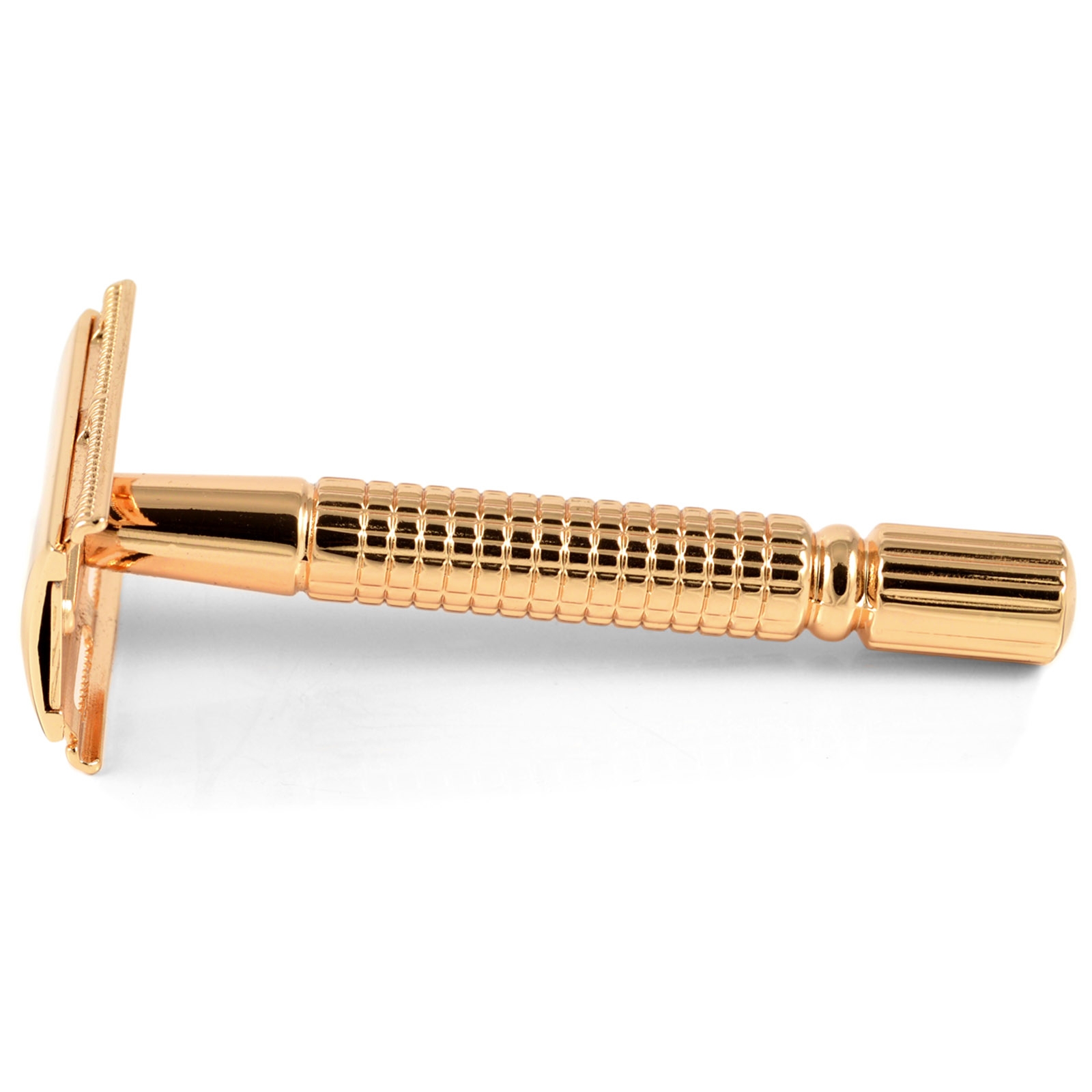 Gładka golarka w kolorze złotym - 4