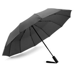 Automaattinen kokoontaitettava sateenvarjo | Musta