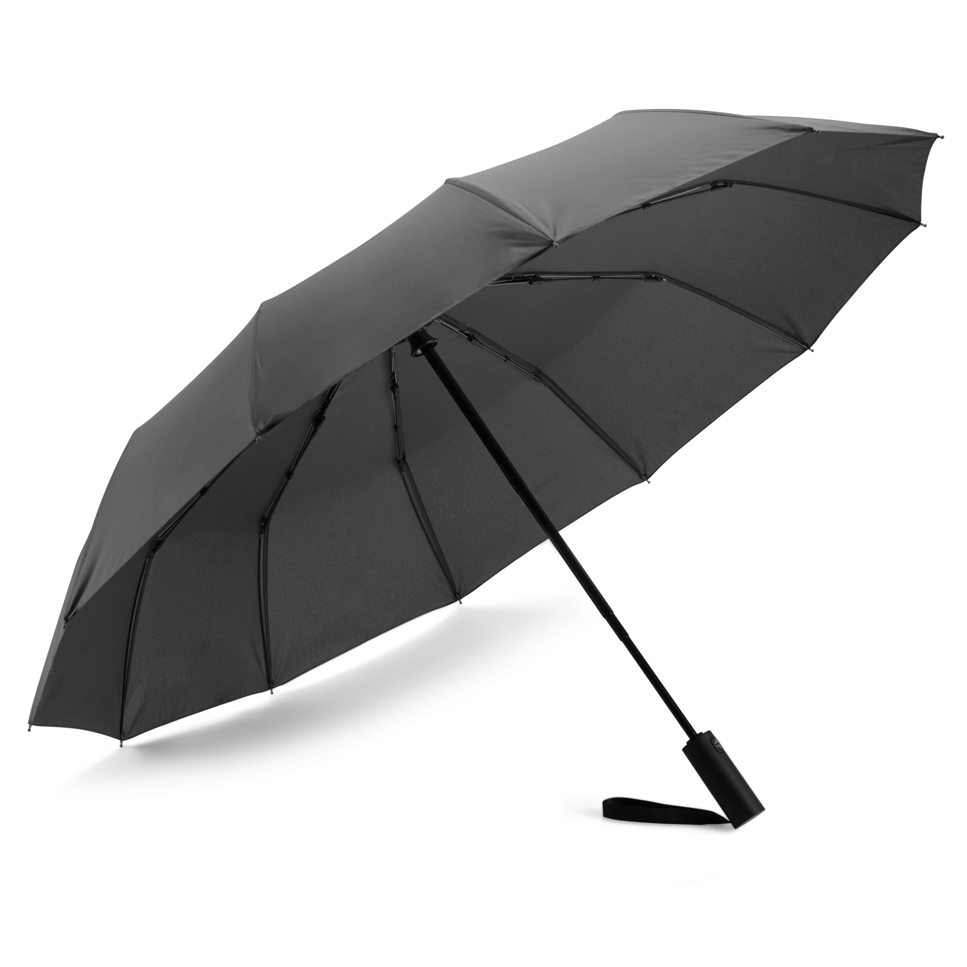 Dáždnik s automatických otváraním | Čierny