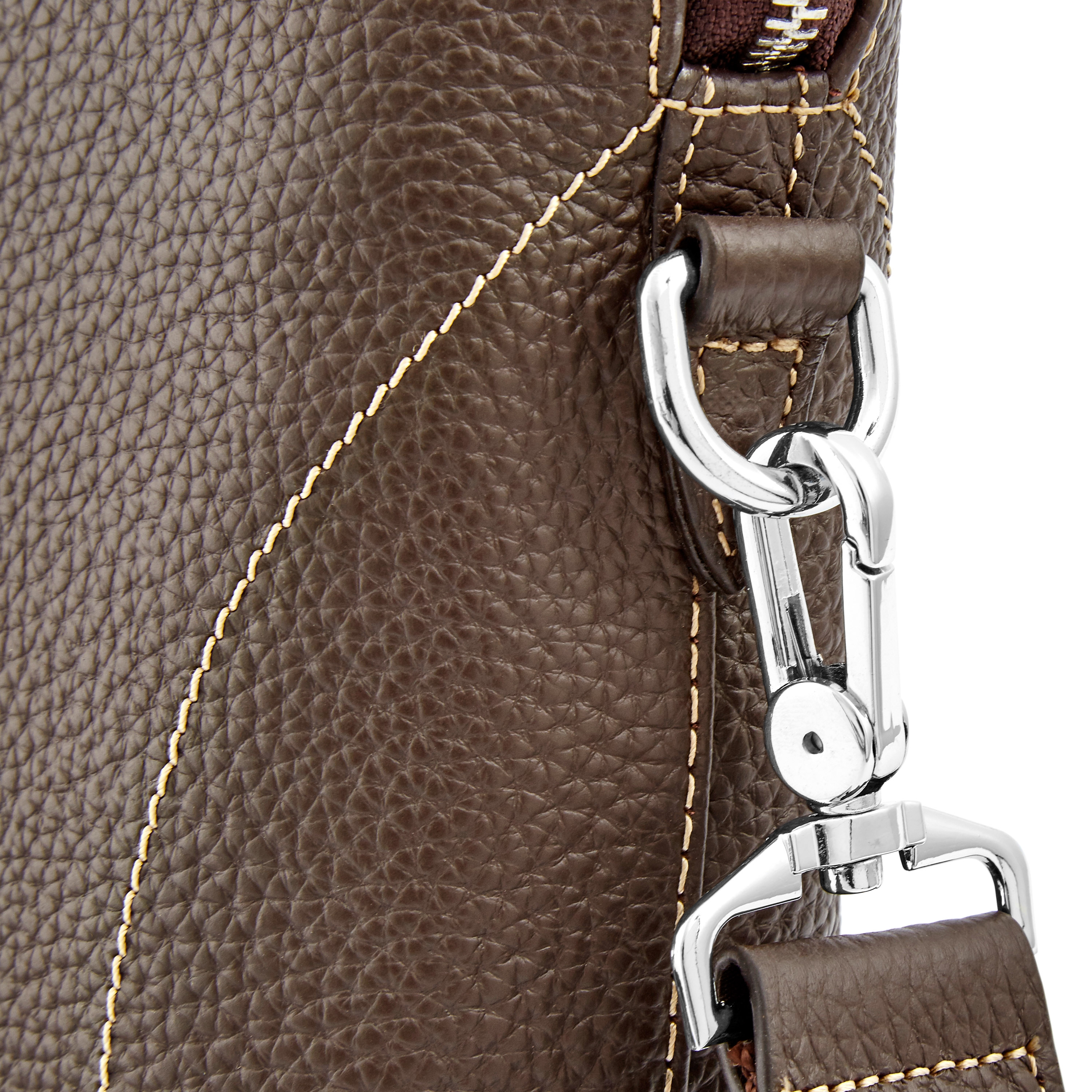 Hautton Brun Läderportfölj - 4