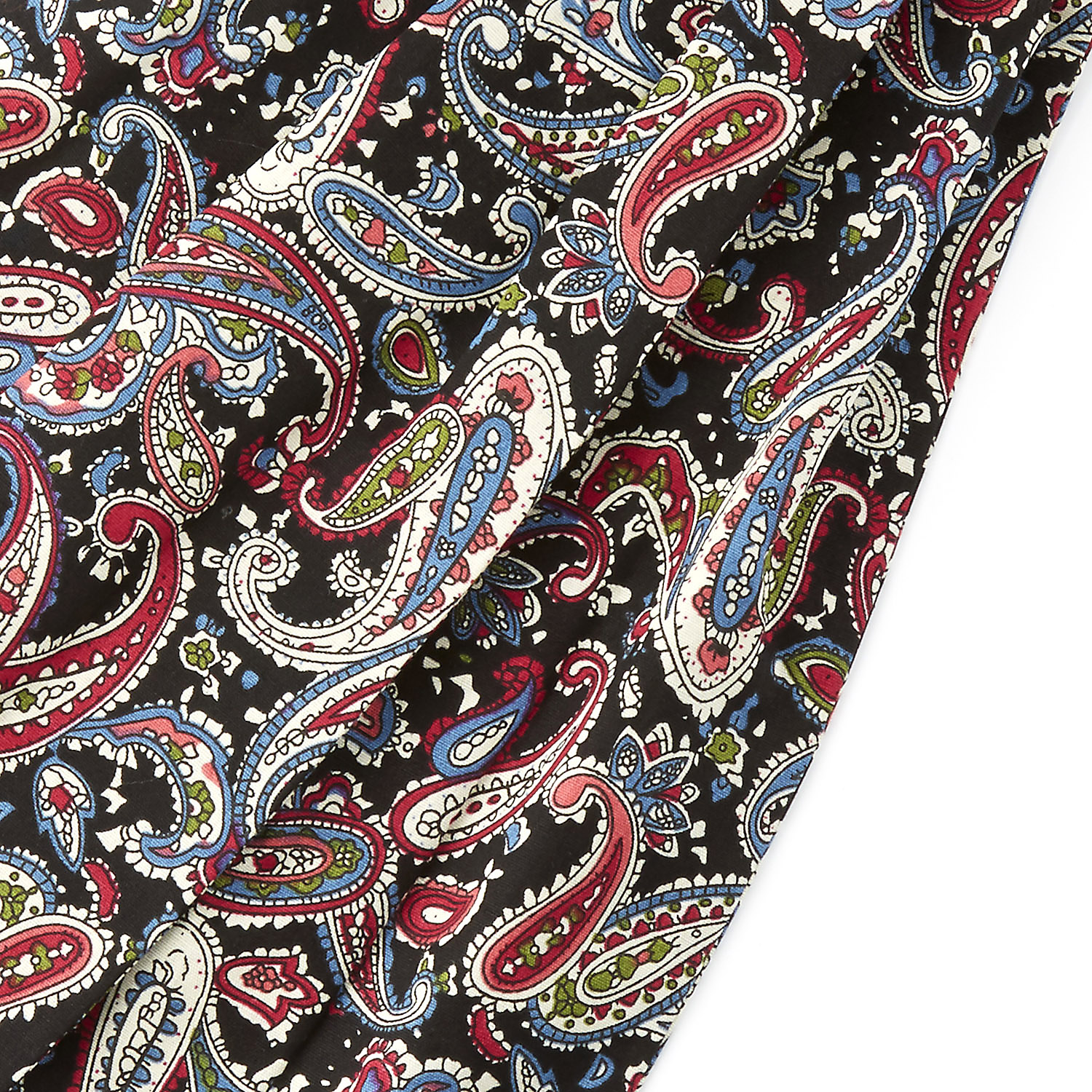 Svart og Flerfarget Kravatt med Paisleymønster - 2