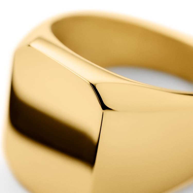Goldfarbener Liam Ring | Lucleon | 30 Tage Rückgaberecht