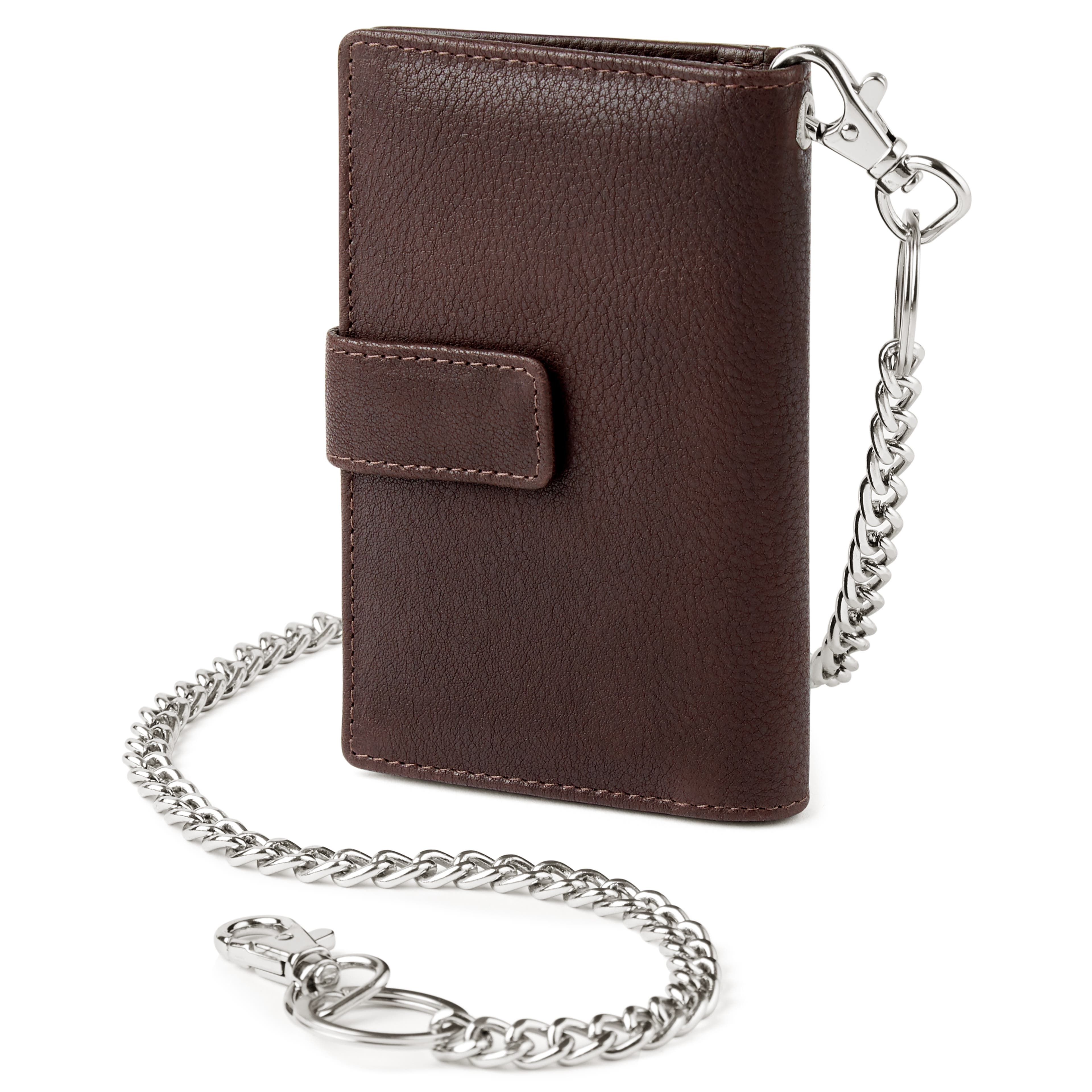 Liam Brown Leather RFID Wallet