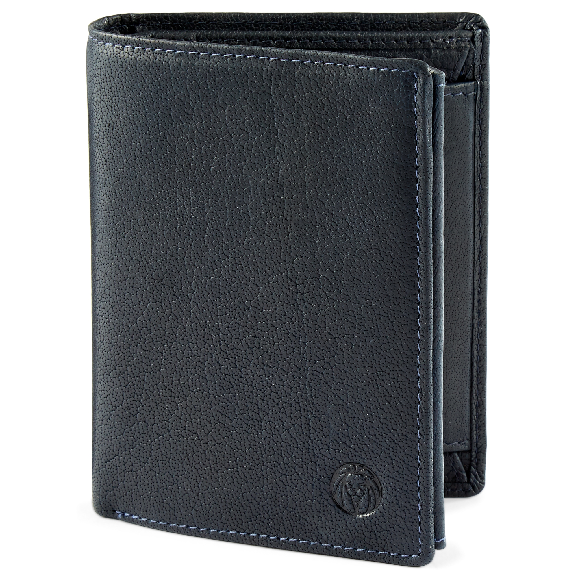 Montreal Vintage Blue RFID Leather Wallet - 1