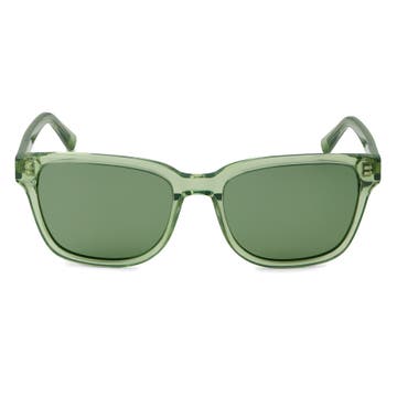 Wilmer Thea Green & Green Polarised Sunglasses
