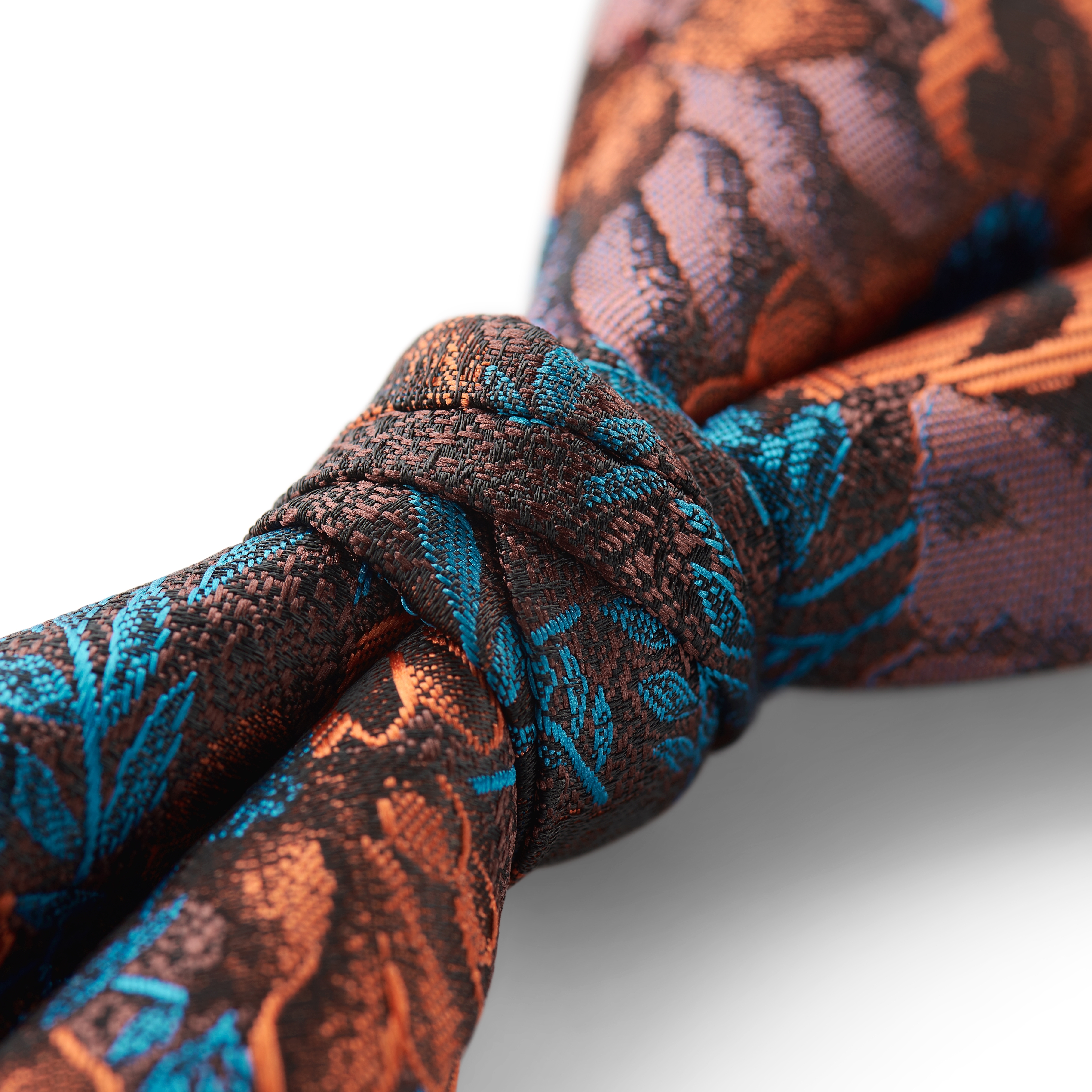 Dianthus | Burnt Orange Flower Pre-Tied Bow Tie - 3