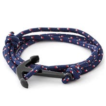 Blue anchor bracelets
