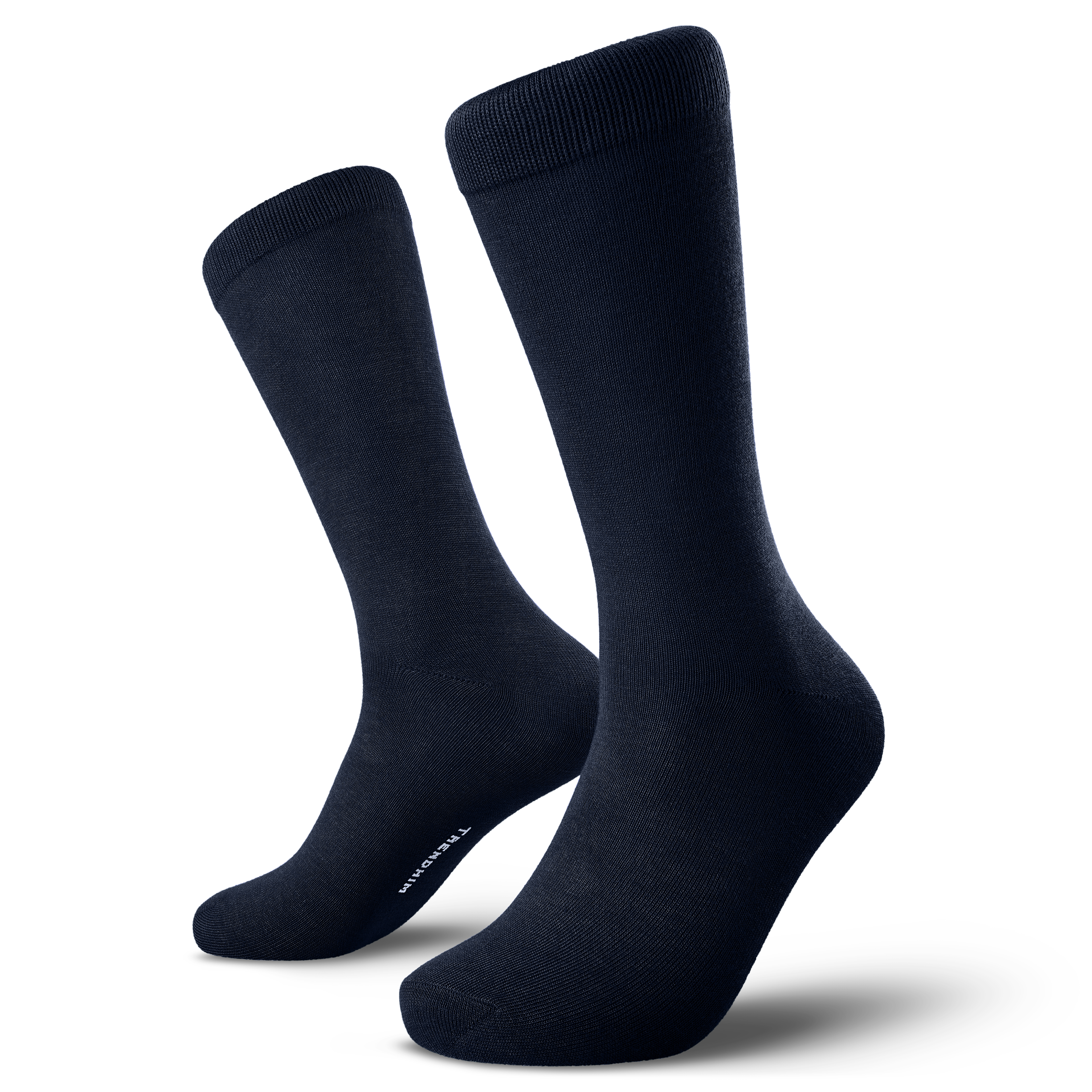 TrueFeel | Lot de 3 paires de chaussettes bleu marine en bambou - 2