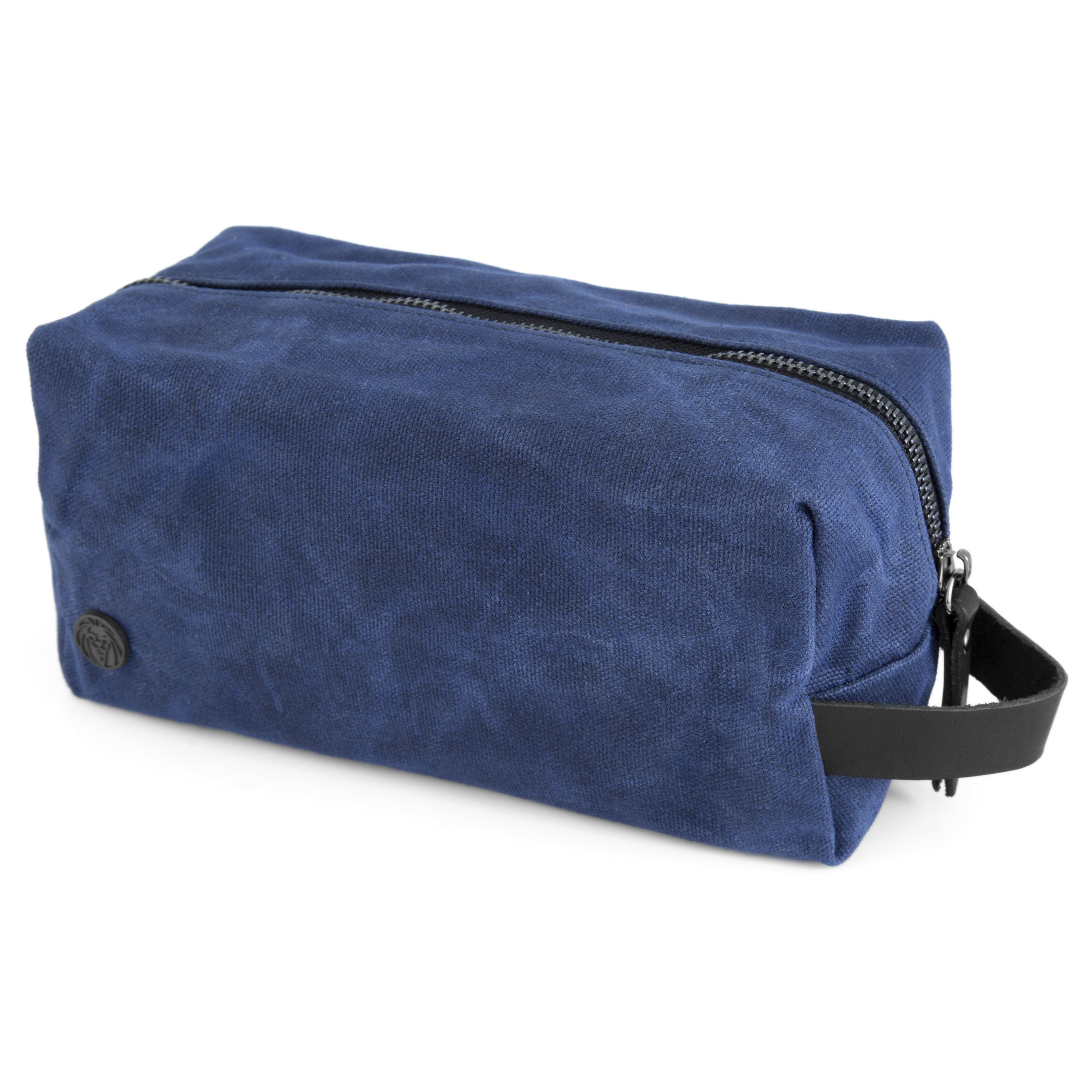 Beauty case Finch in tela cerata blu navy  - 1