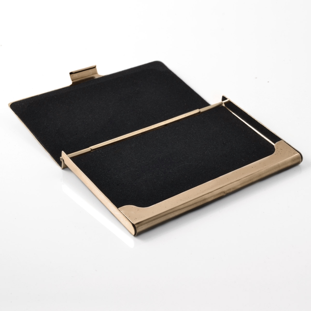 Porta-cartões Castanho em Aço - 2