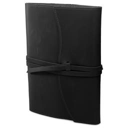 Cuaderno | Cuero Negro | Grande
