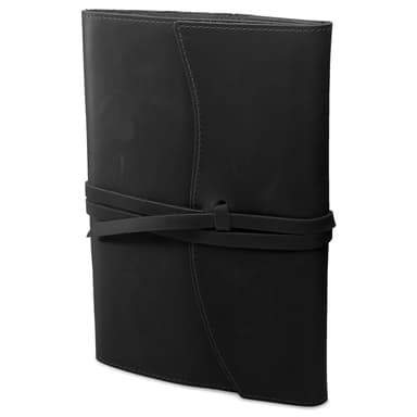 Notitieboek | Zwart Leer | Groot Notitieboek | Zwart Leer | Groot