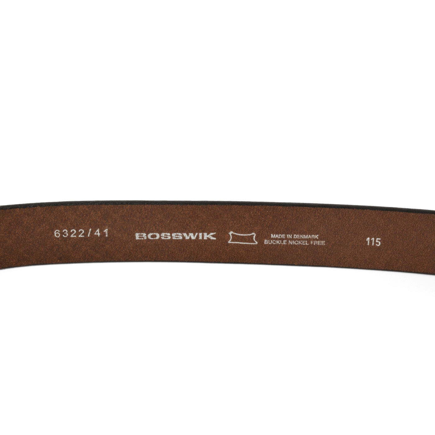 Temno rjav pleten klasičen pas - 3