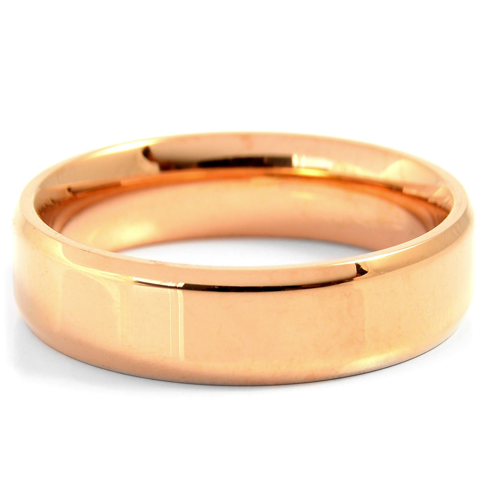 Anillo dorado rojizo liso de acero galvanizado  - 2