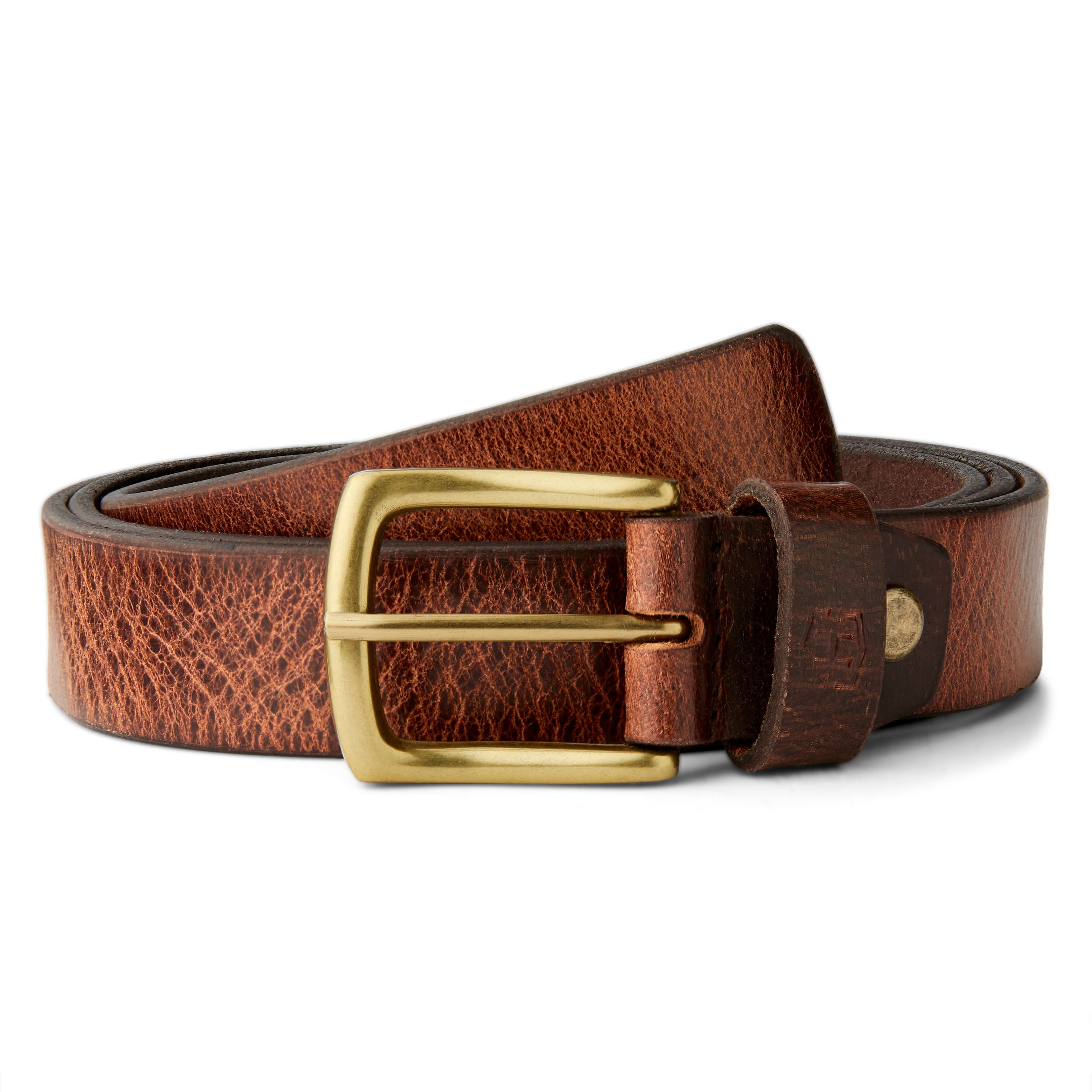 Brązowy skórzany pasek Shanan - 1