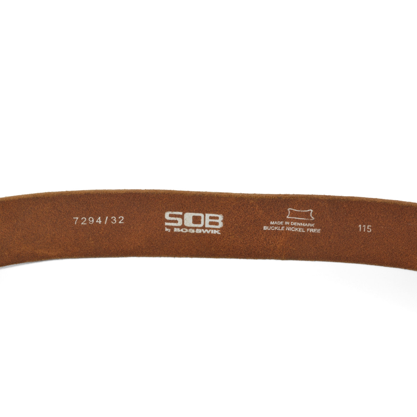 Rustiikki konjakinruskea nahkavyö - 3