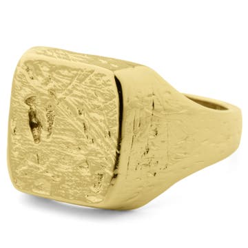 Django aranybevonatú ezüst pecsétgyűrű