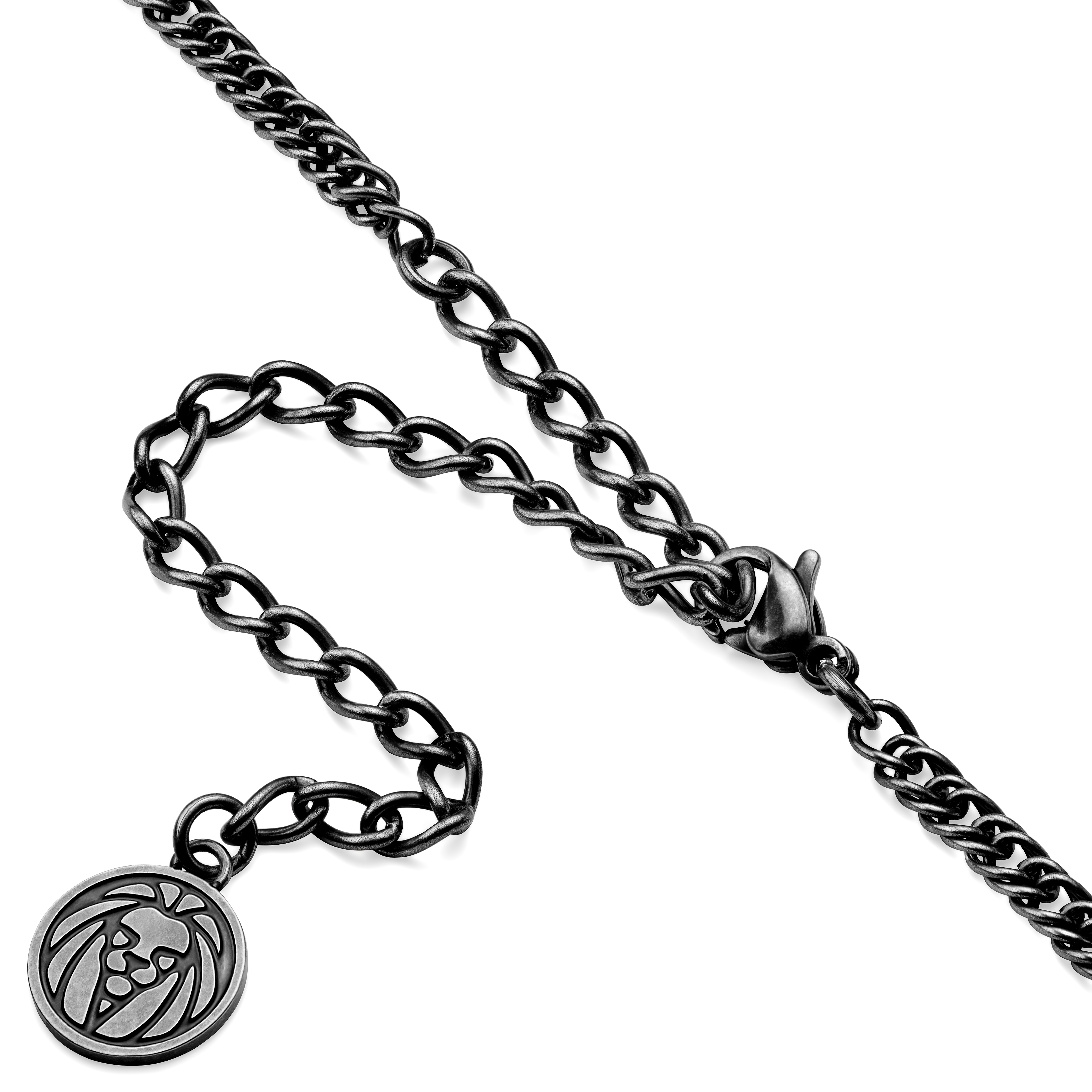 Sanctus | Collier en métal argenté vintage à l'effigie de la Vierge Marie  - 7