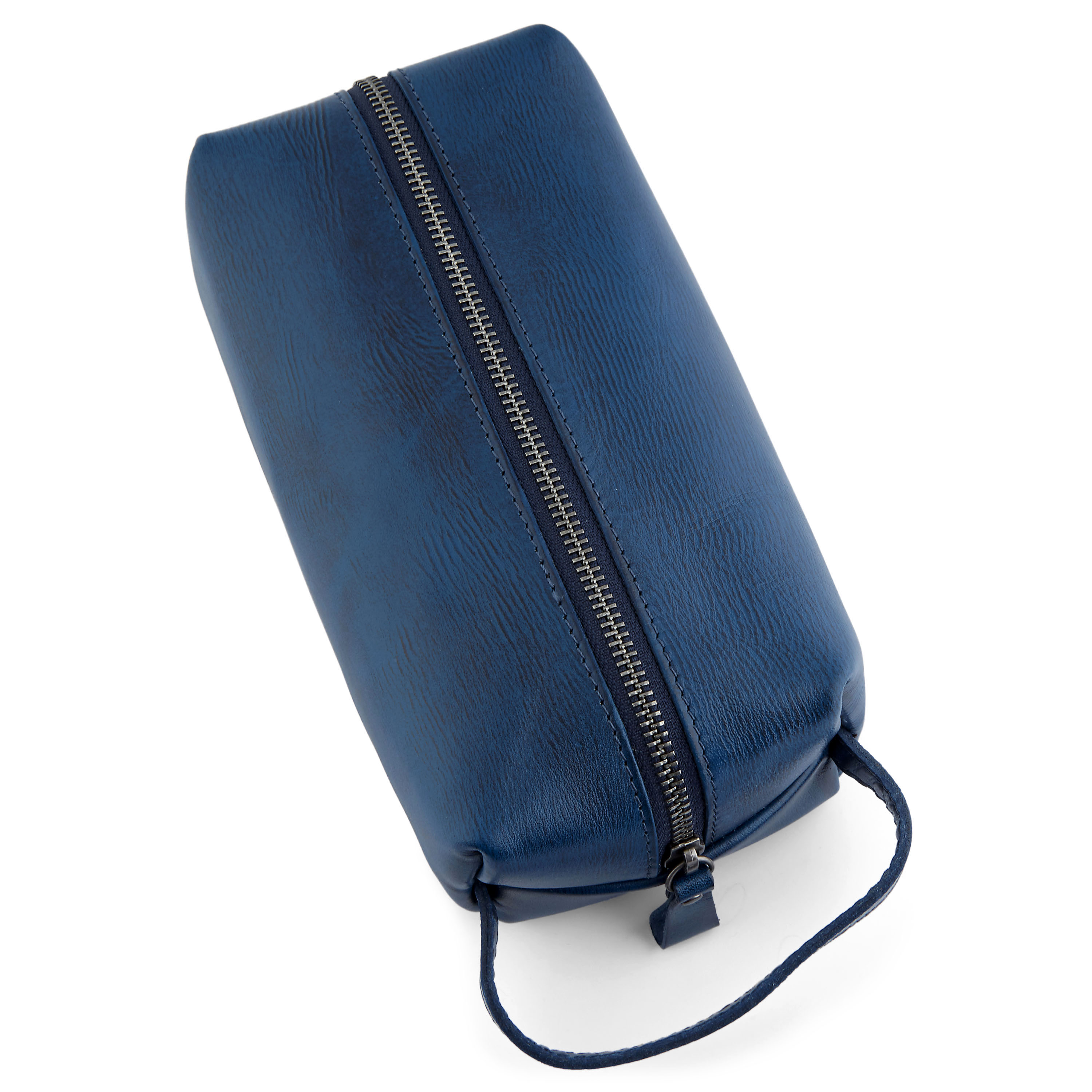 Neceser de cuero azul - 5