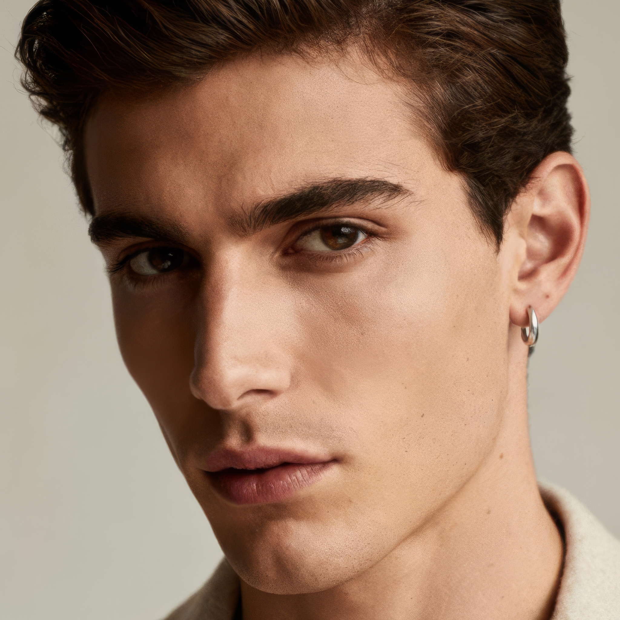 Huggie | Σκουλαρίκι Hoop Από Χειρουργικό Ατσάλι 8 mm - 2