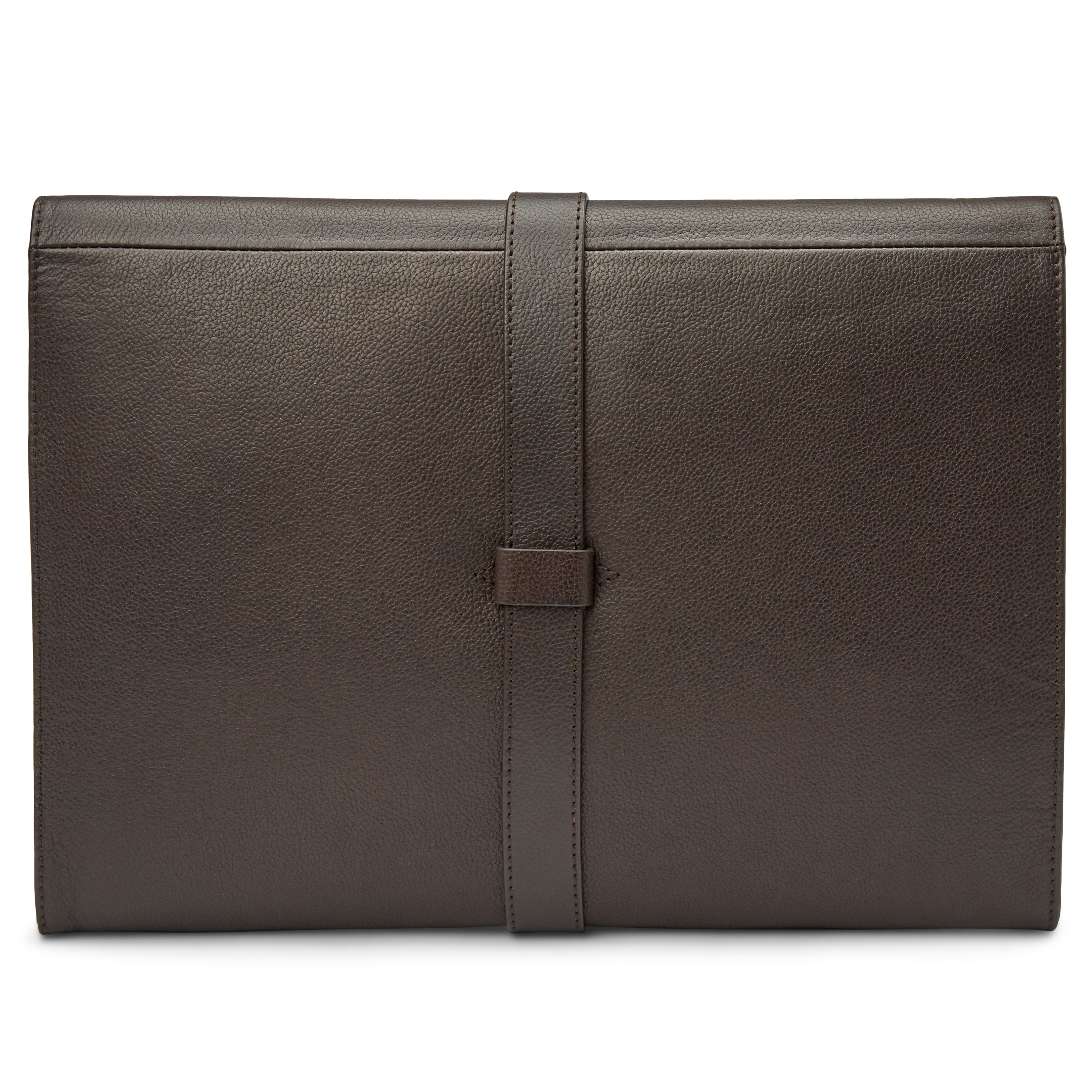 Σκούρα Καφέ Δερμάτινη Θήκη Laptop 13" Lyon - 4