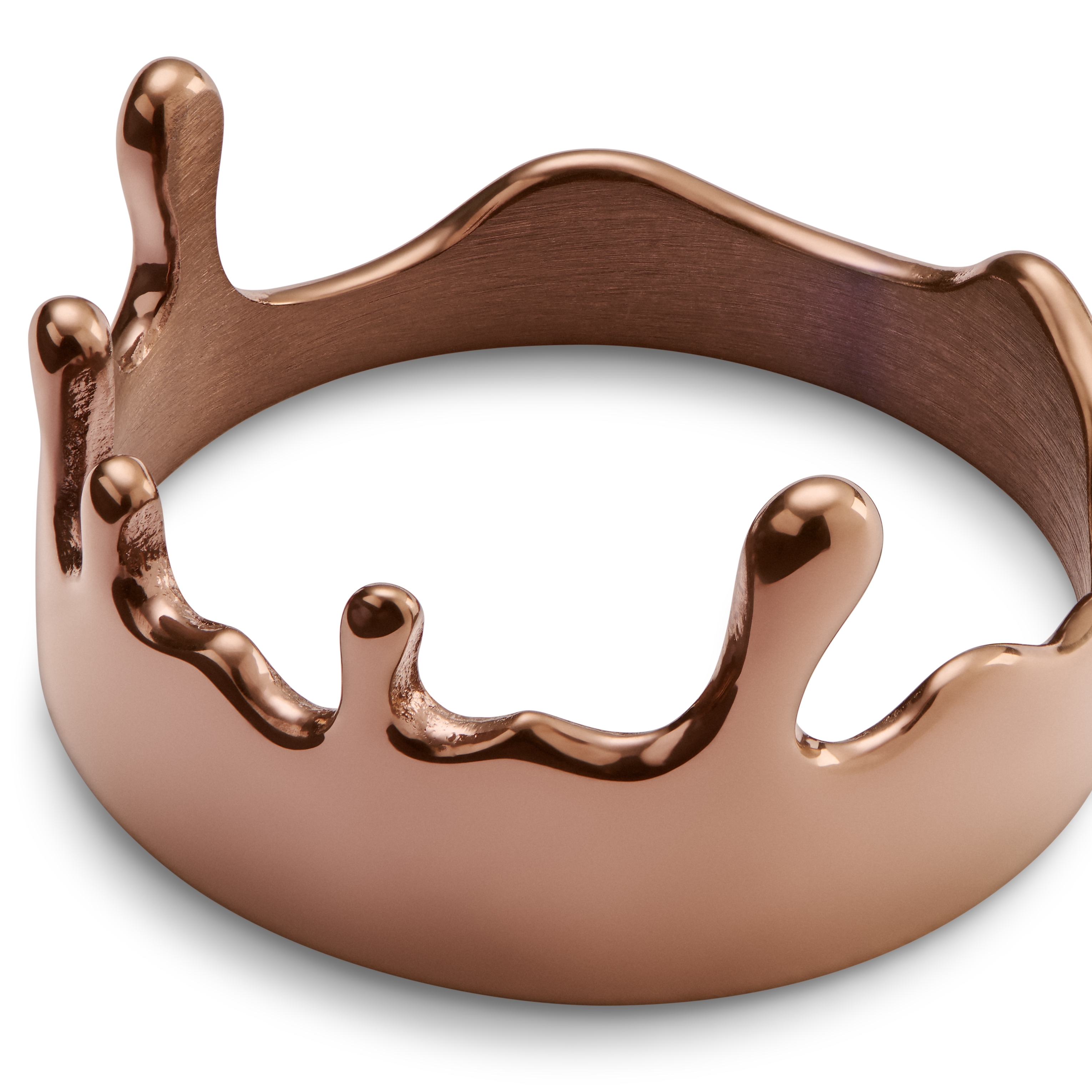 Fahrenheit | Prsten tavená ocel měděné barvy - 2