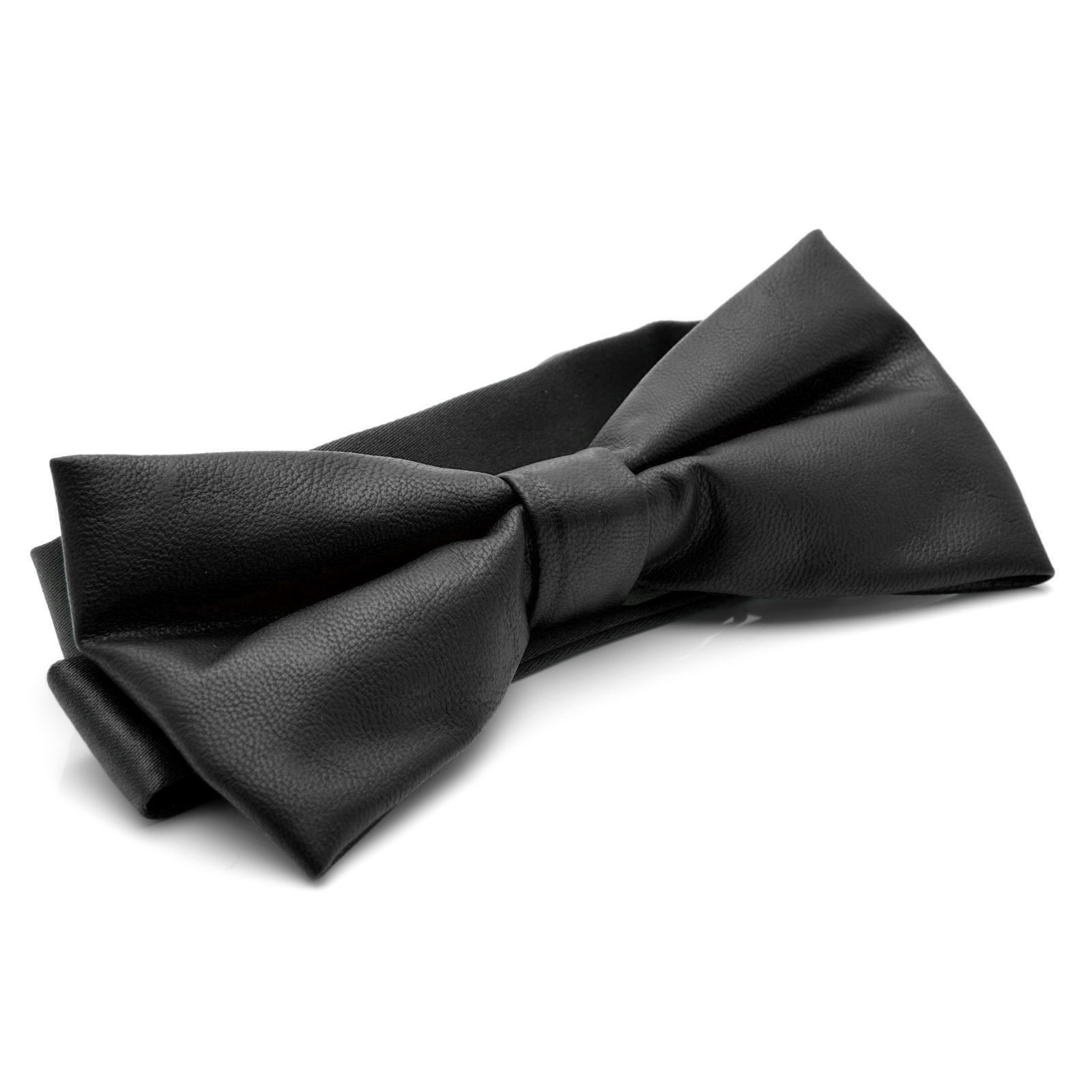 Laço em Pele Sintética Preta - 3