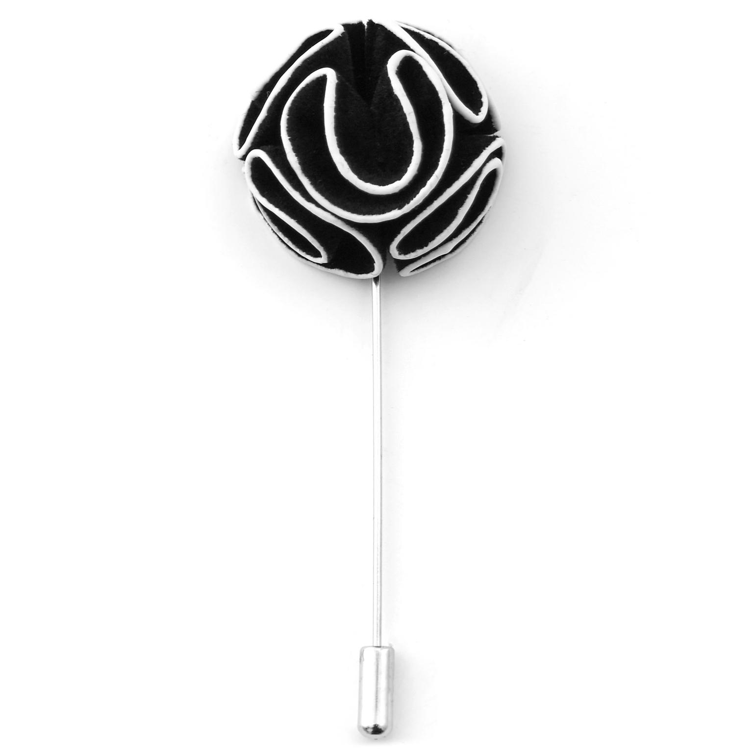 Camellia Black Lapel Flower Camellia Black Lapel Flower