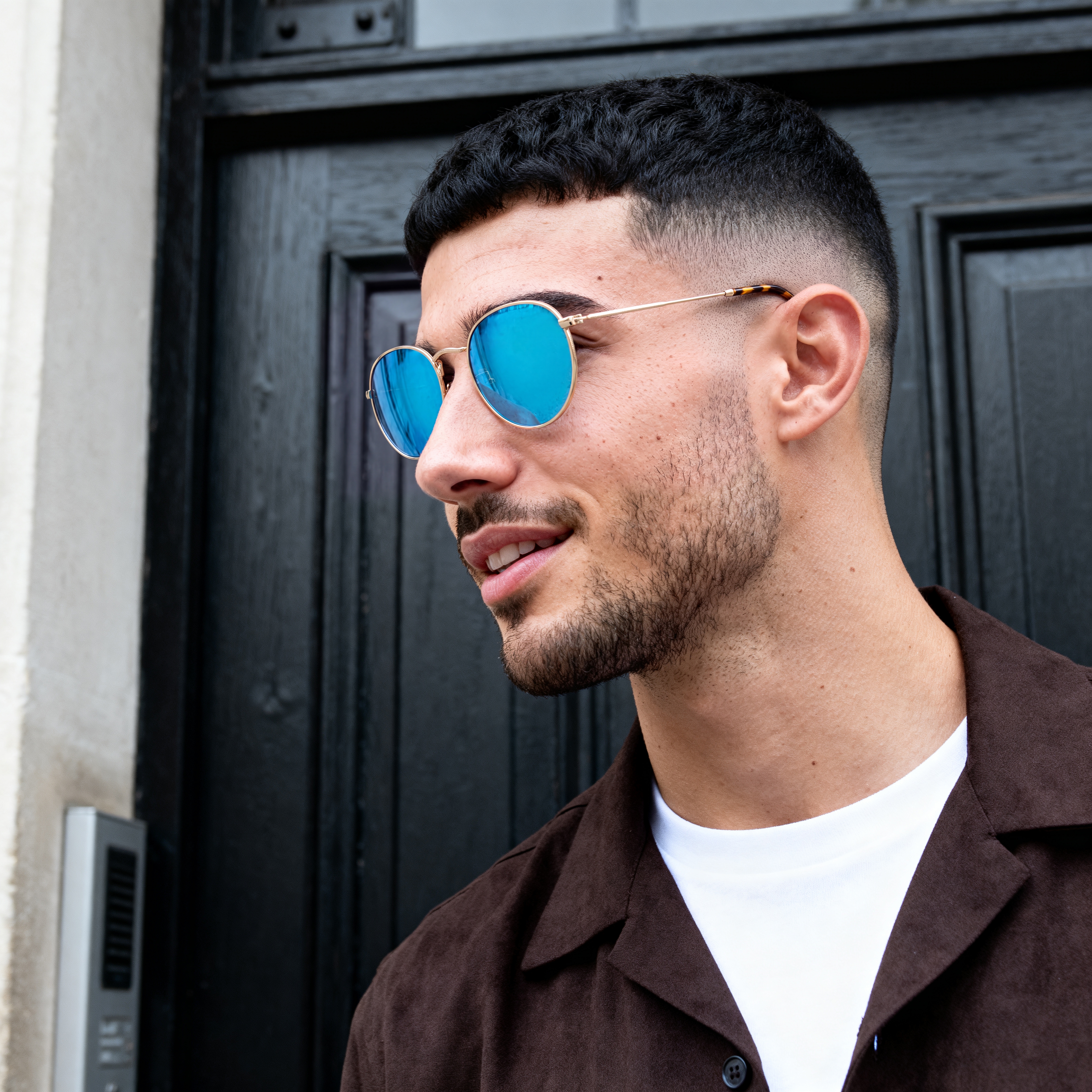 Dandy Blau Polarisierte Sonnenbrille - 4
