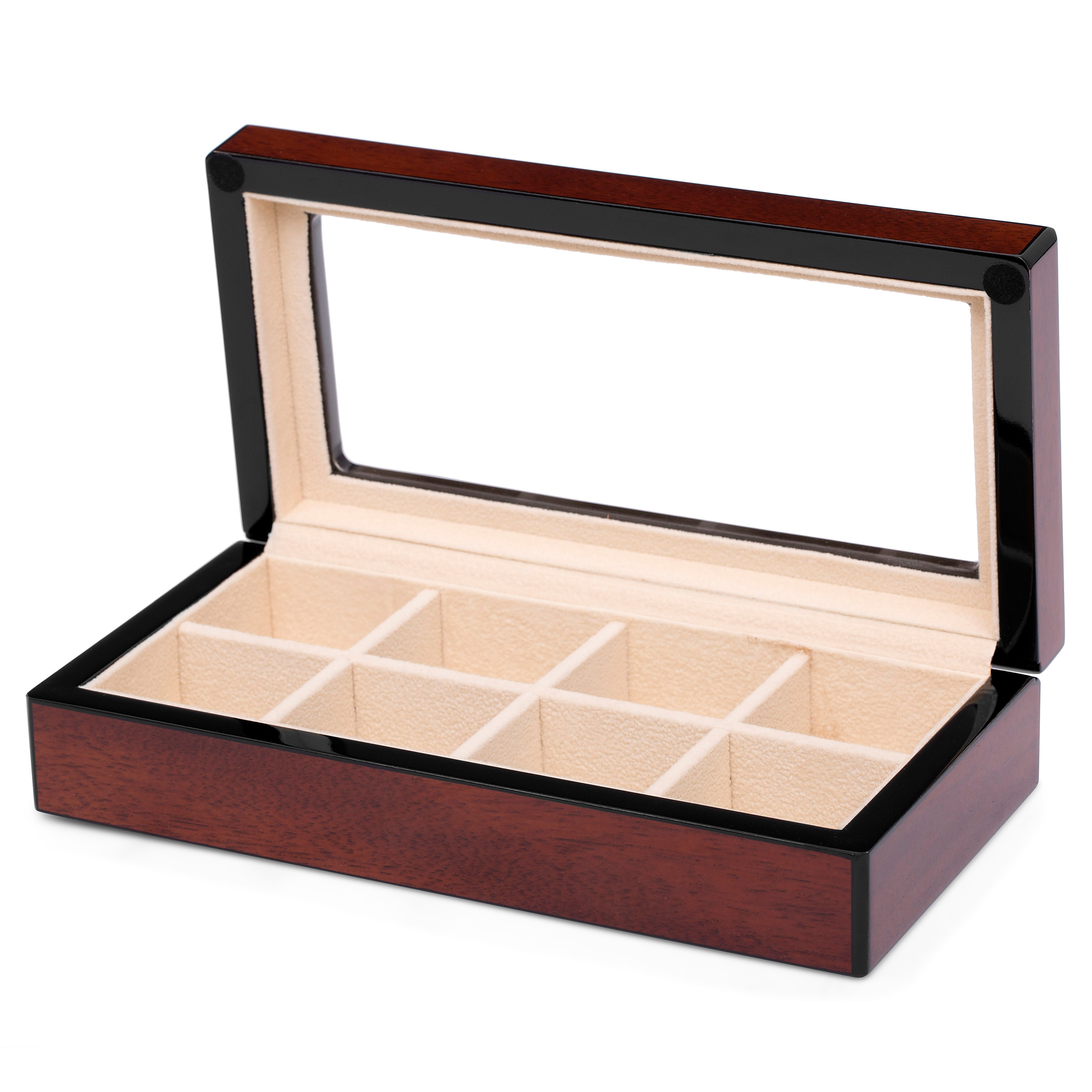 Luxe Houten Doos voor Manchetknopen - 2