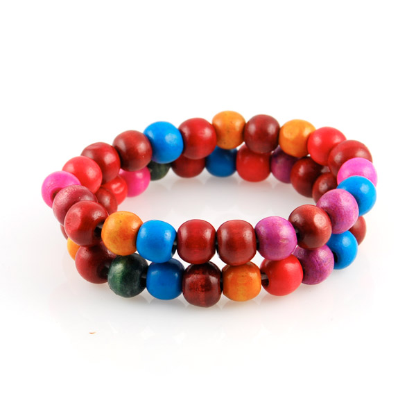 Mørkt Farvet Perlearmbånd - 1