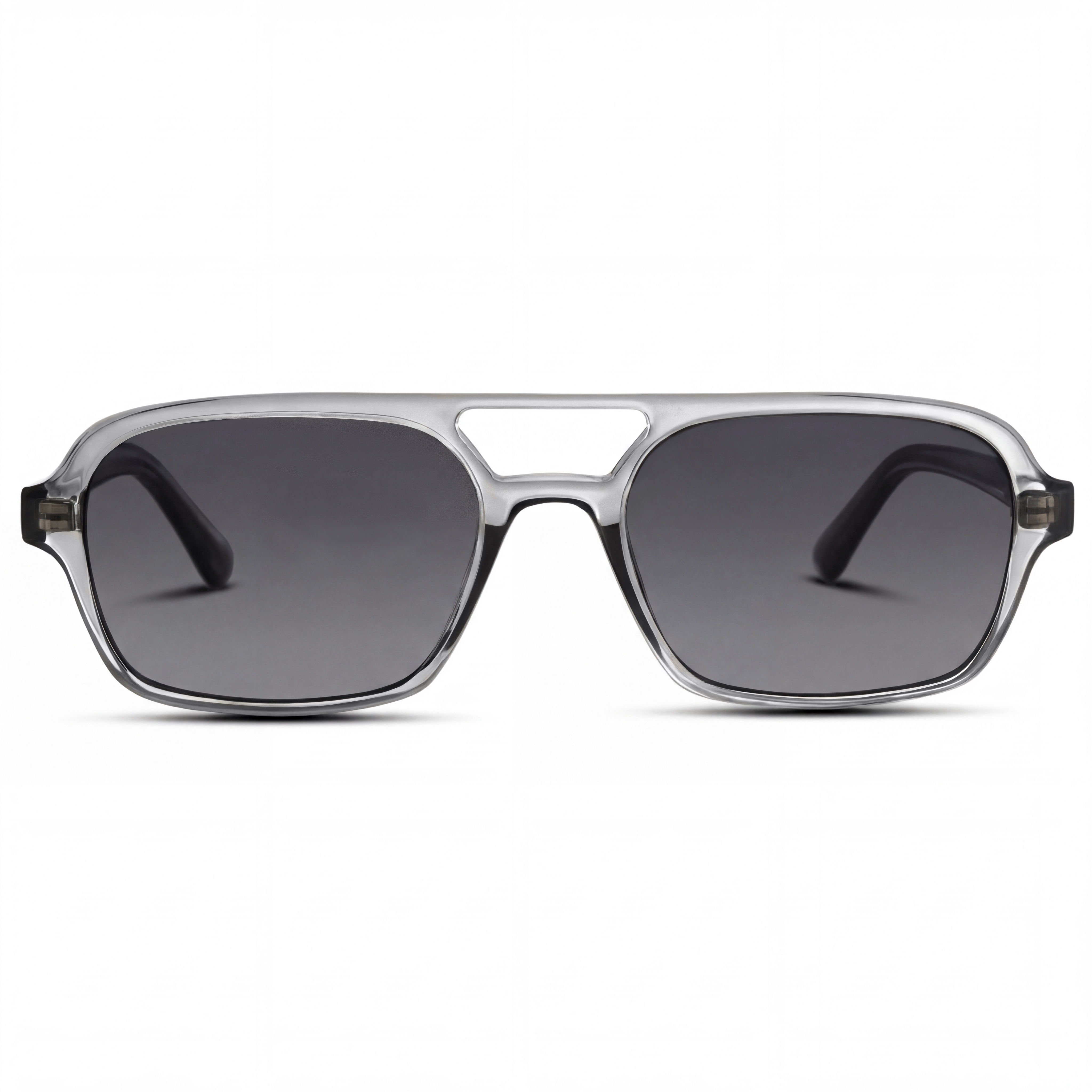 Spectrum | Smoky Grey & Black Aviator Sunglasses