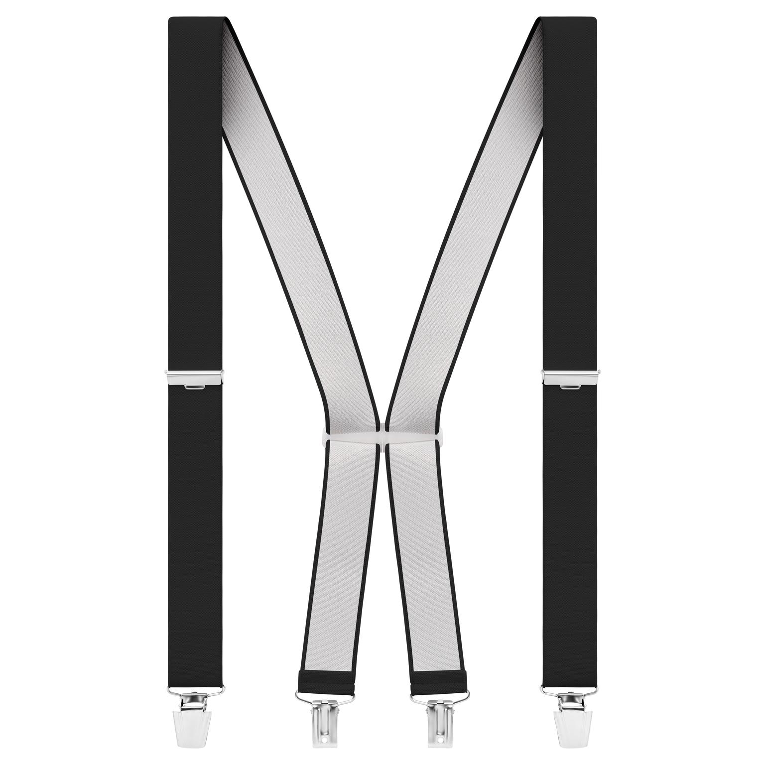 Μαύρες Τιράντες Clip-On Solid Μαύρες Τιράντες Clip-On Solid