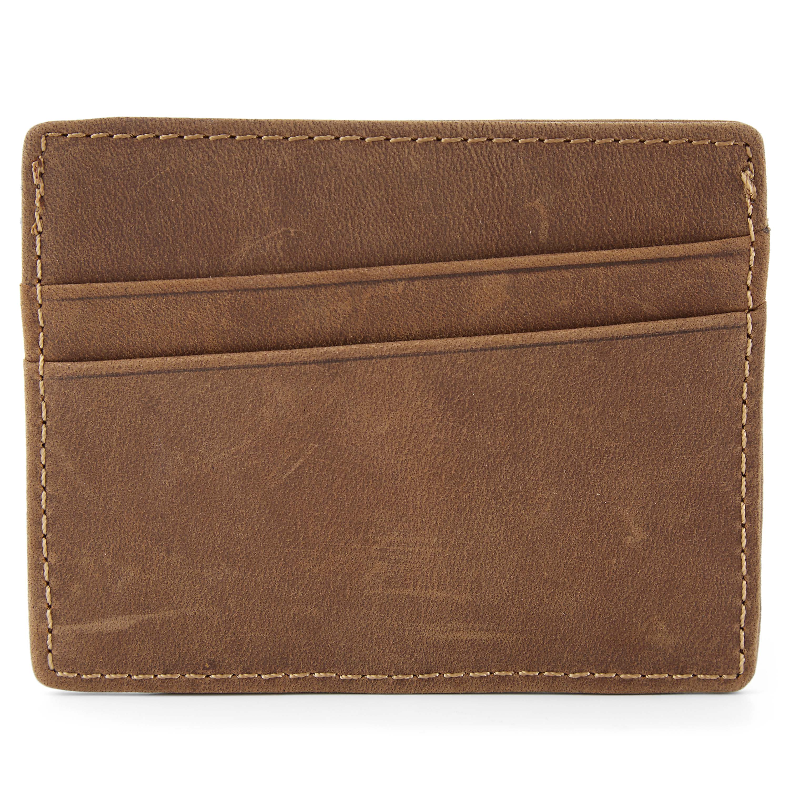 Sandiges Leder Kartenetui - 3