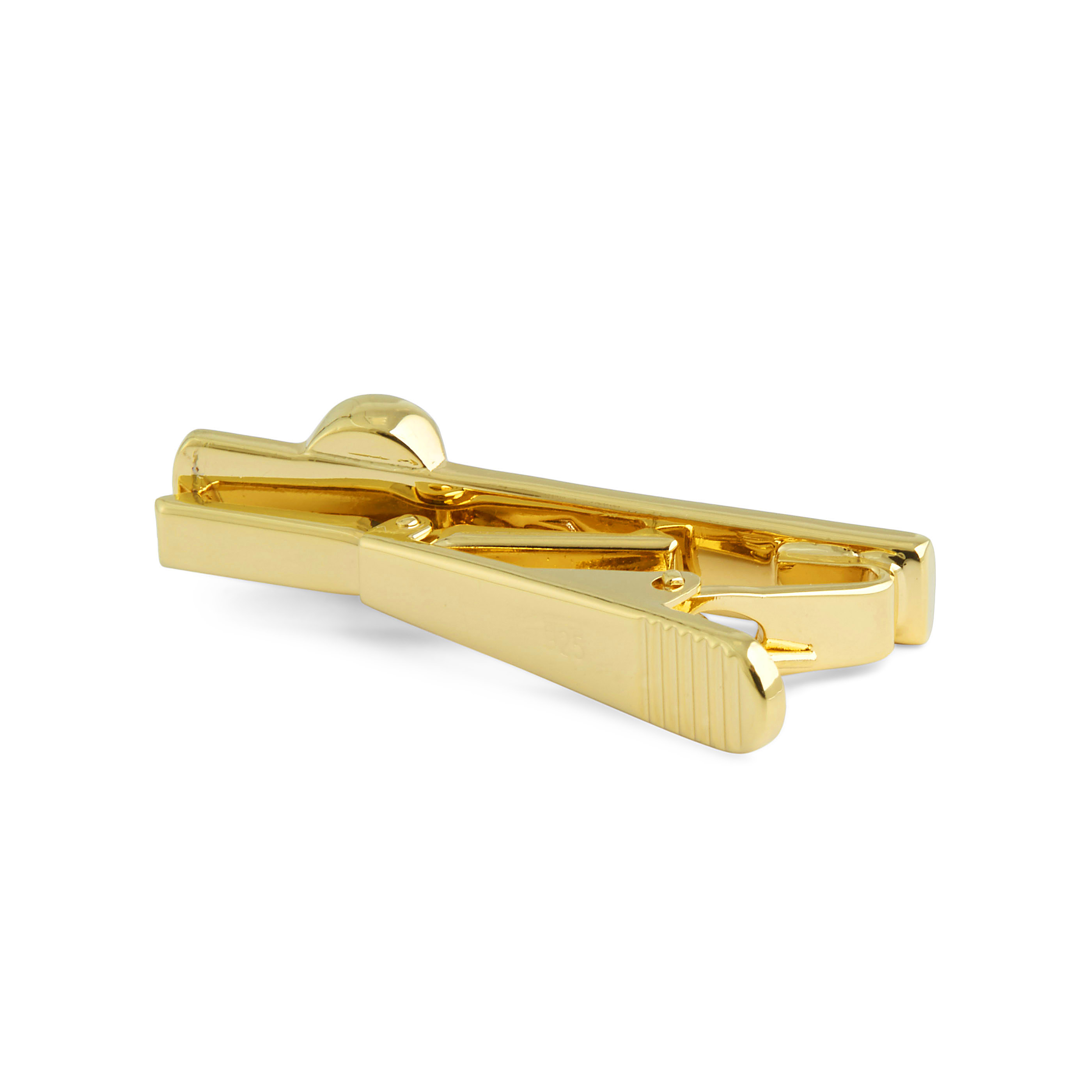 Kort 925s-Slipsenål i Guld med Kranie - 2