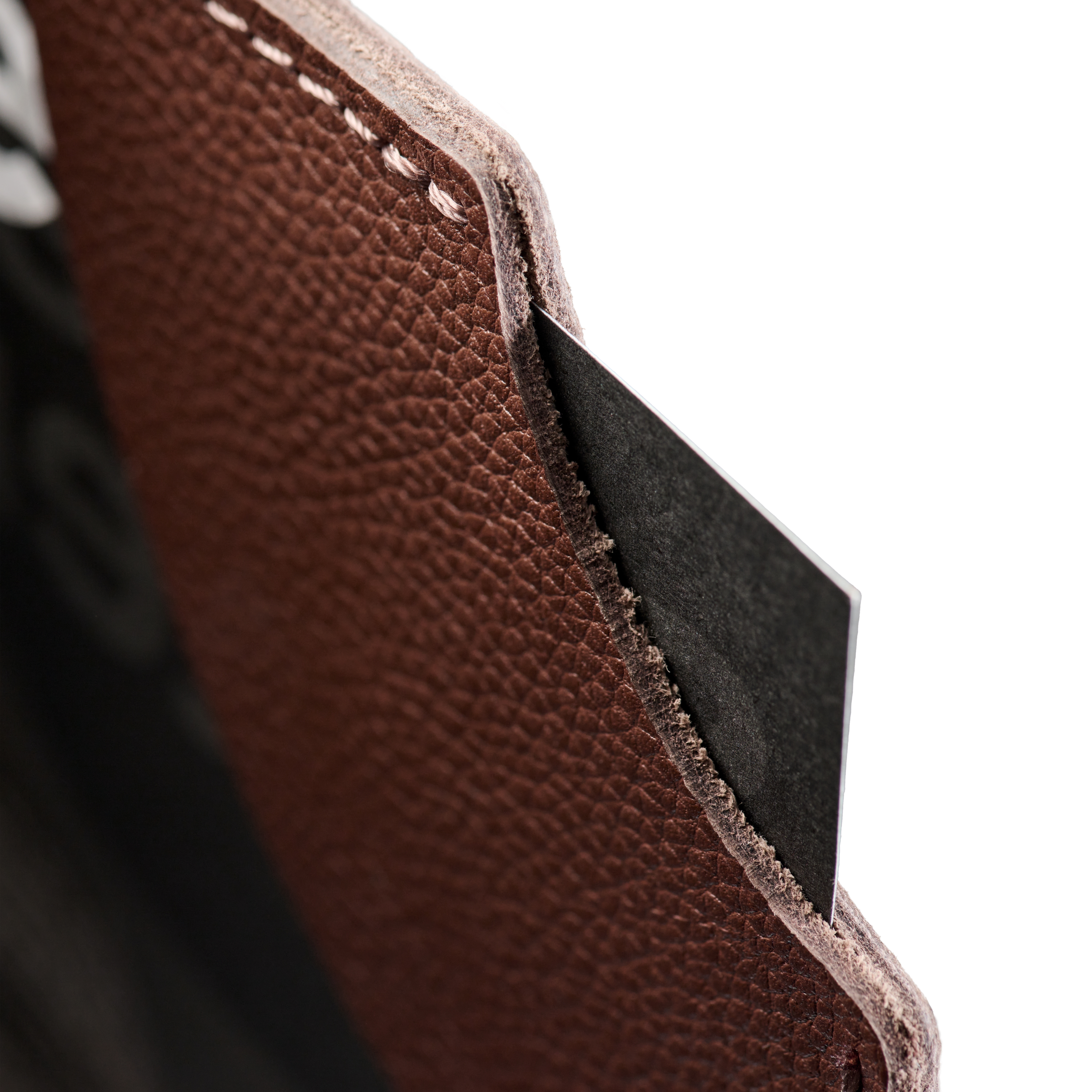 Boekenlegger | Donkerbruin Leer | Hoek - 2
