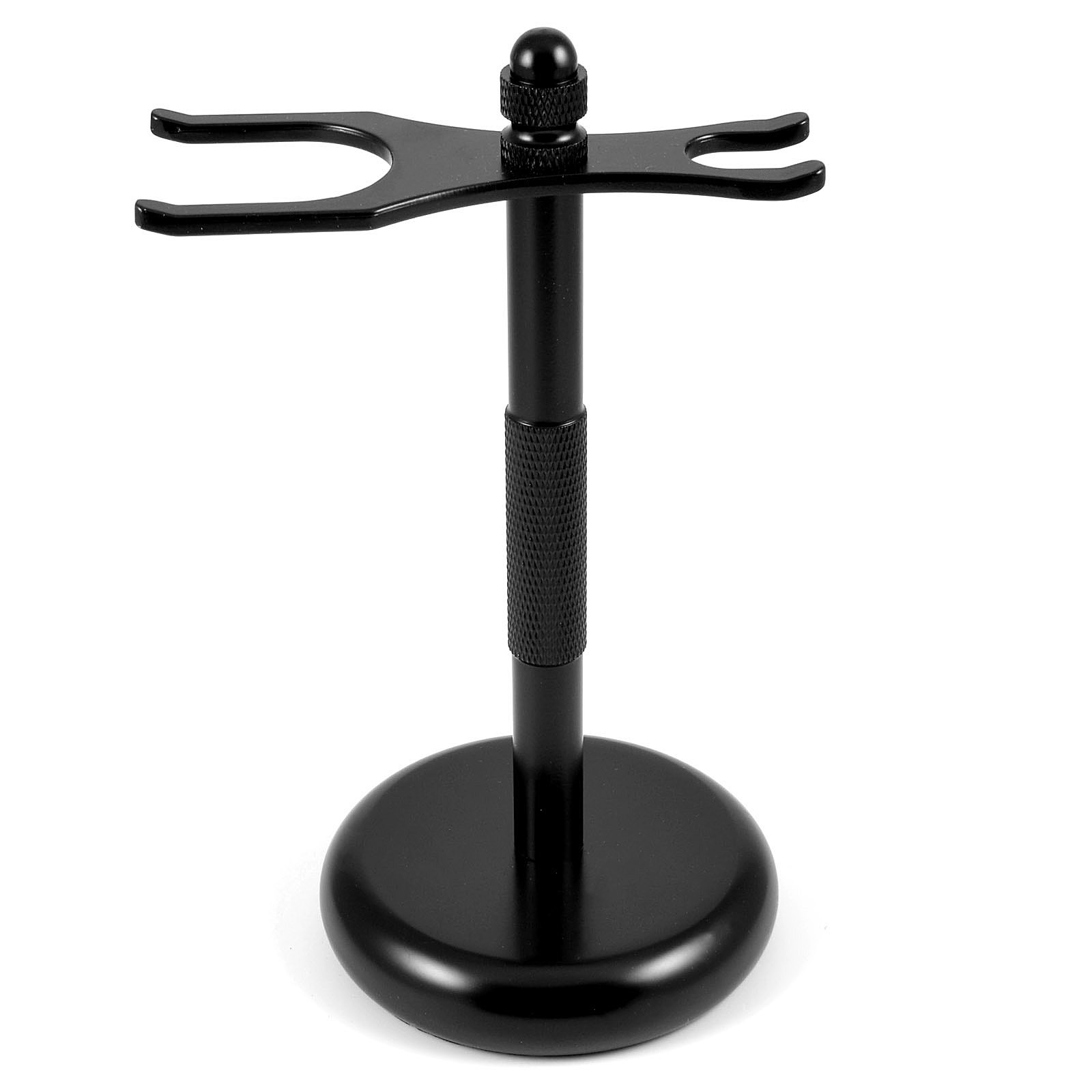 Čierny klasický stojanček na holiaci strojček a štetku - 2