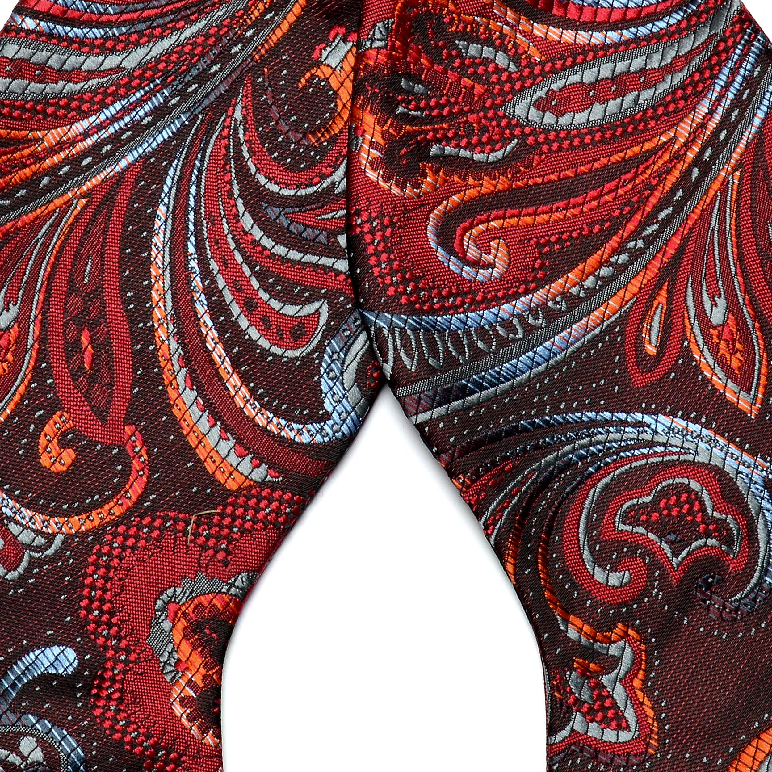 Bloemrijke Paisley Zijden Zelfbinder Vlinderdas - 2