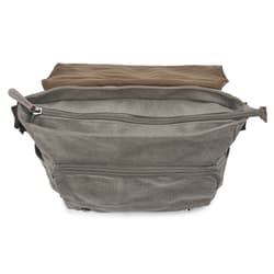 Sac à bandoulière Kinston Sac Messenger en polyvinyle Gris Sac à bandoulière Kinston Sac Messenger en polyvinyle Gris