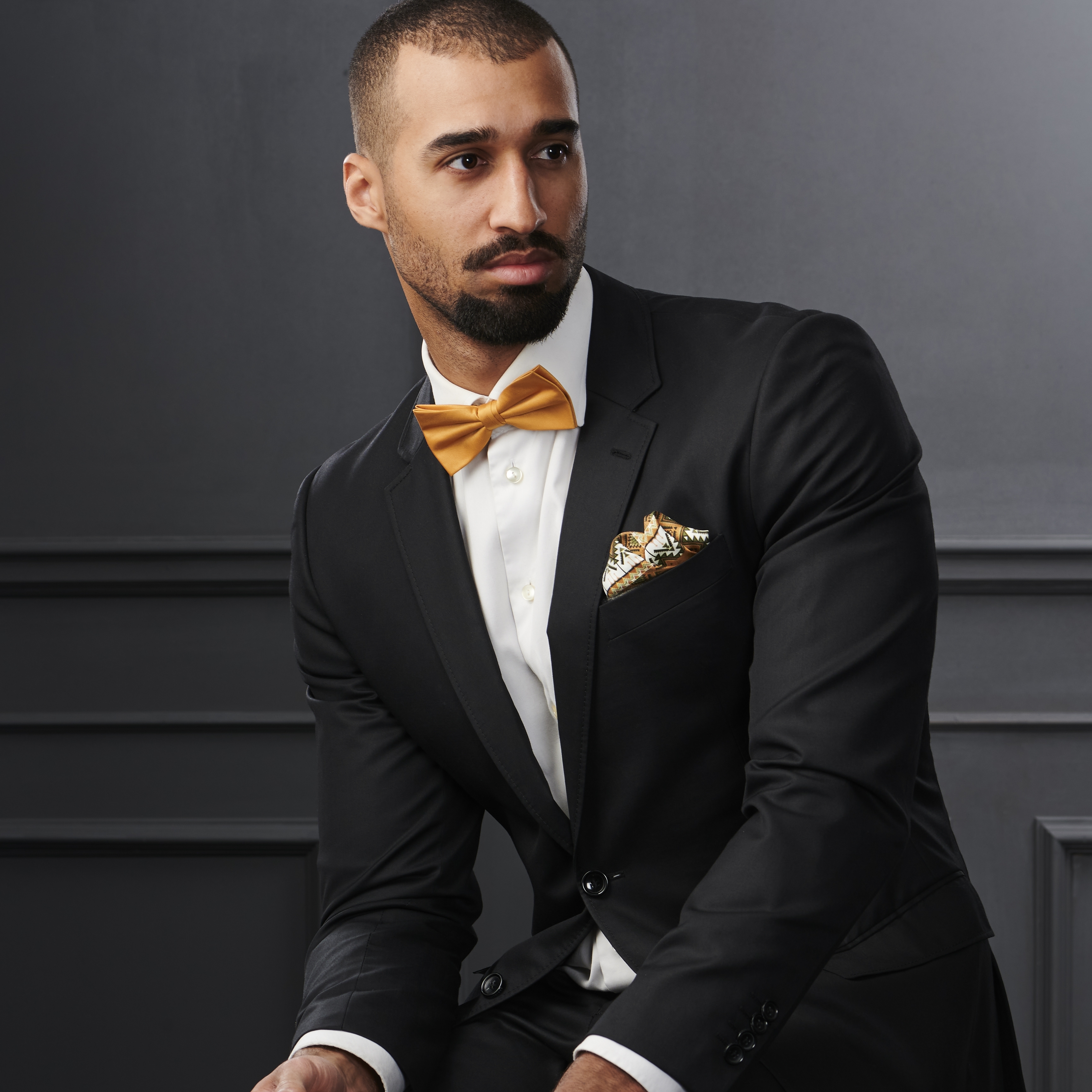 Bren svilena džepna maramica Brux - 6