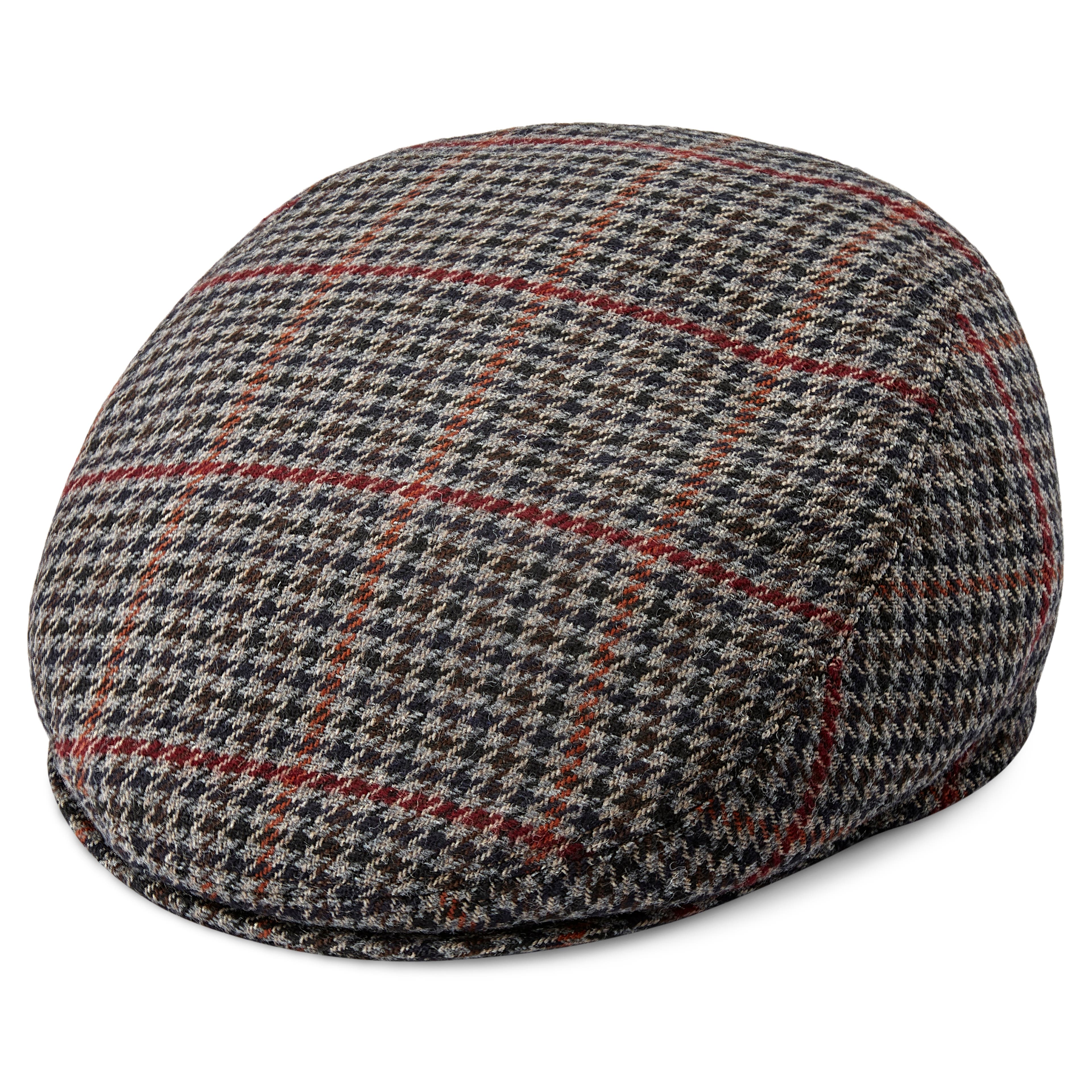 Boston Houndstooth siva karirasta Fido Gatsby kapa Boston Houndstooth siva karirasta Fido Gatsby kapa