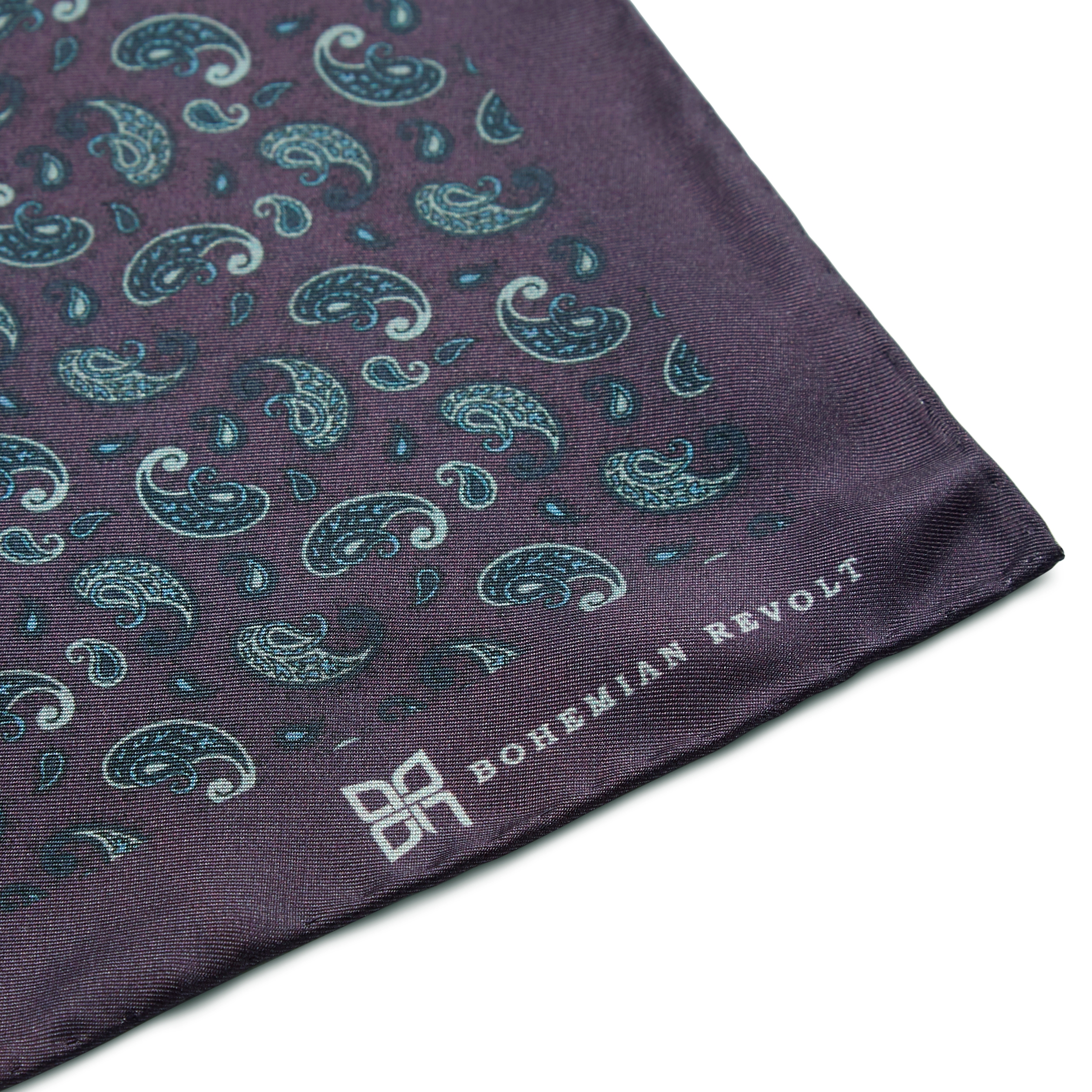 Brenton Boho Seiden Einstecktuch - 4